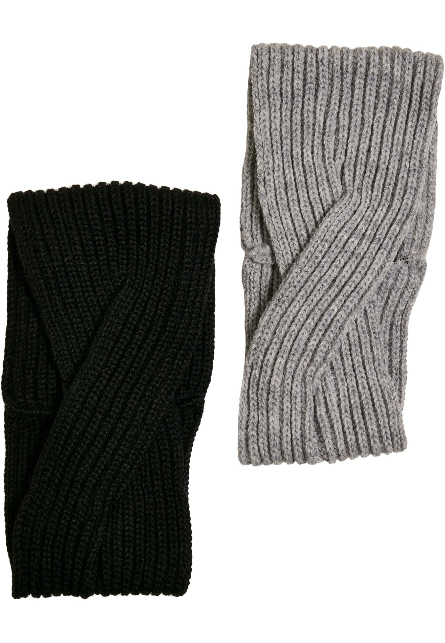 URBAN CLASSICS Schmuckset "Urban Classics Unisex Knitted Headband 2-Pack", (1 tlg.)