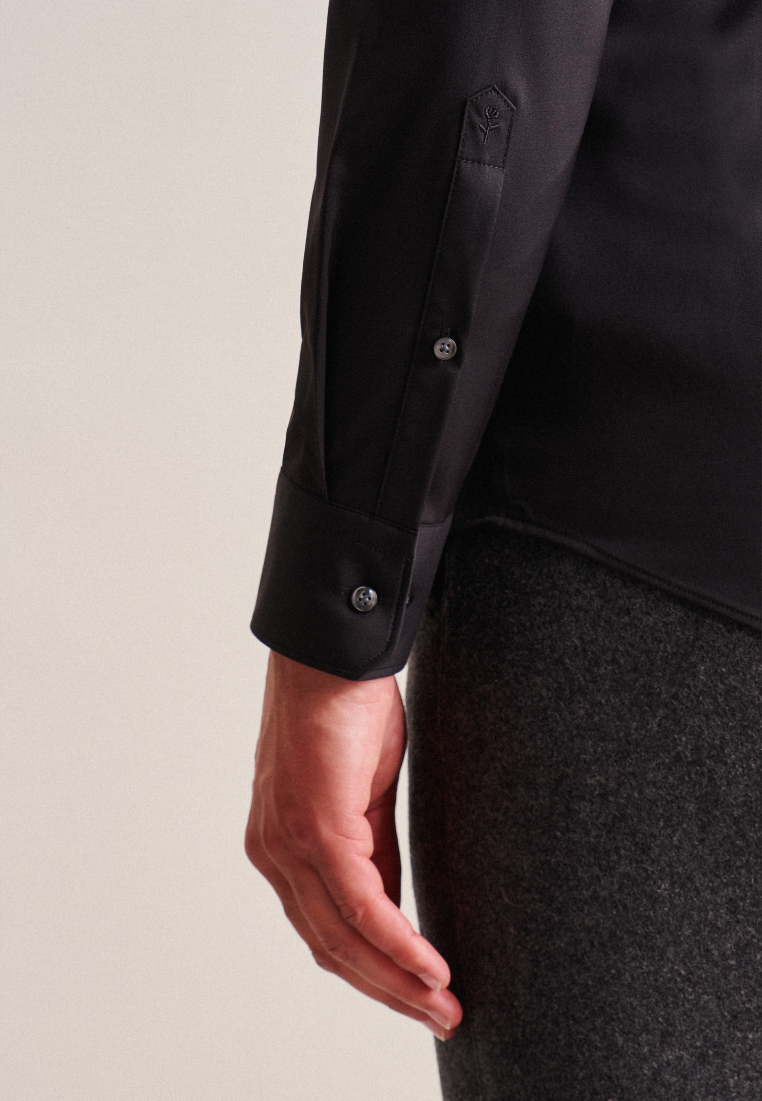 seidensticker Businesshemd »Schwarze Rose«, X-Slim Kentkragen Uni