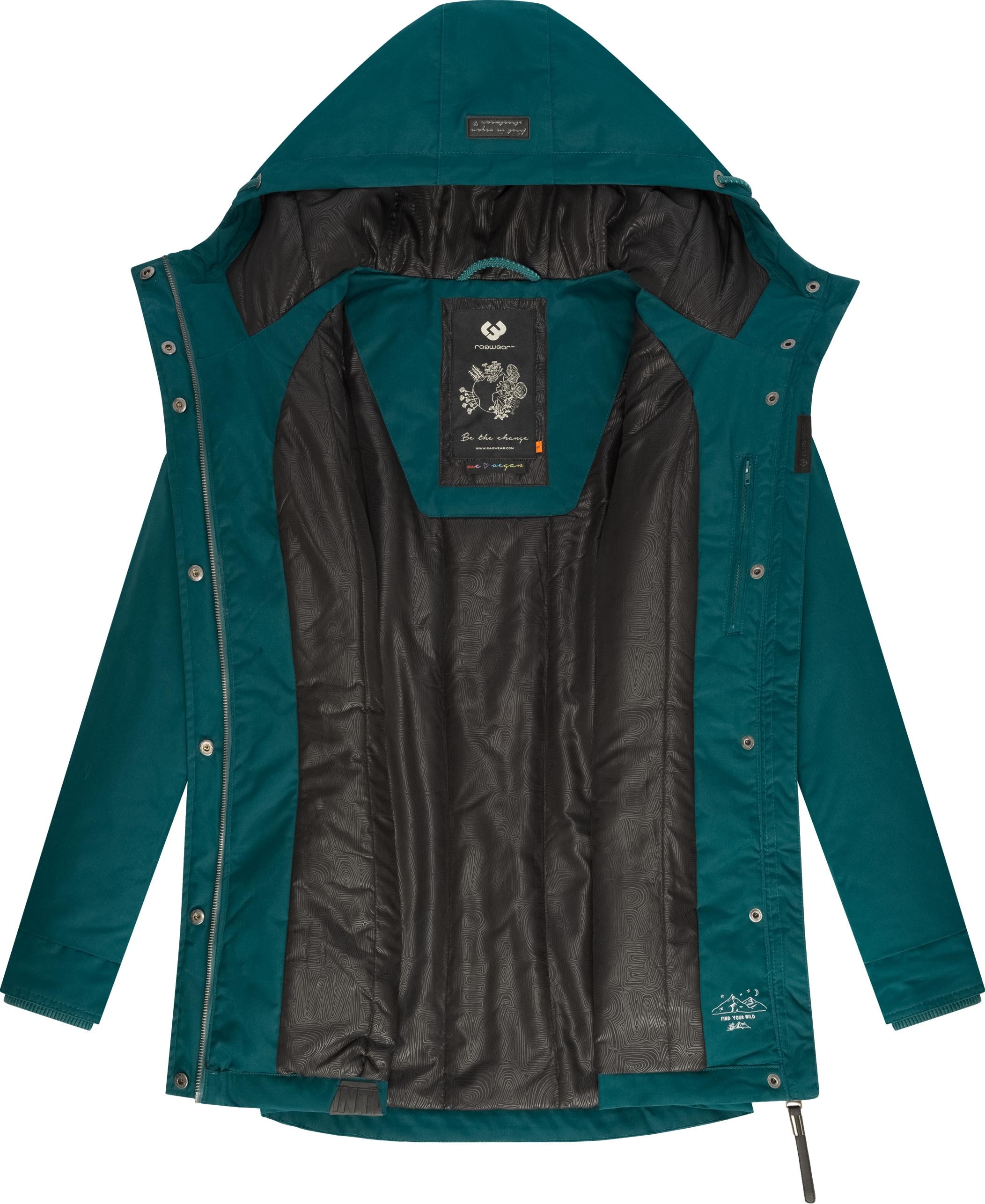 Ragwear Winterjacke »Monadis Black Label«, mit Kapuze, stylischer Winterparka für die kalte Jahreszeit