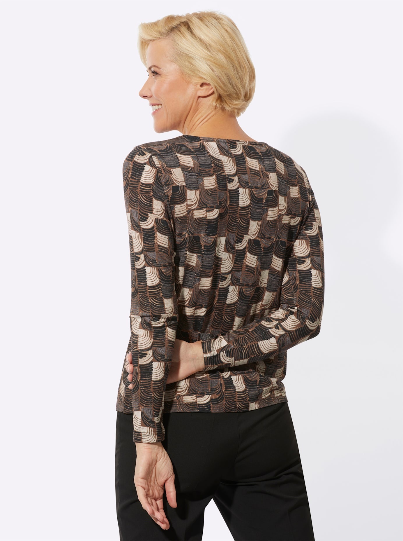 Classic Rundhalsshirt »Rundhals-Shirt«, (1 tlg.)