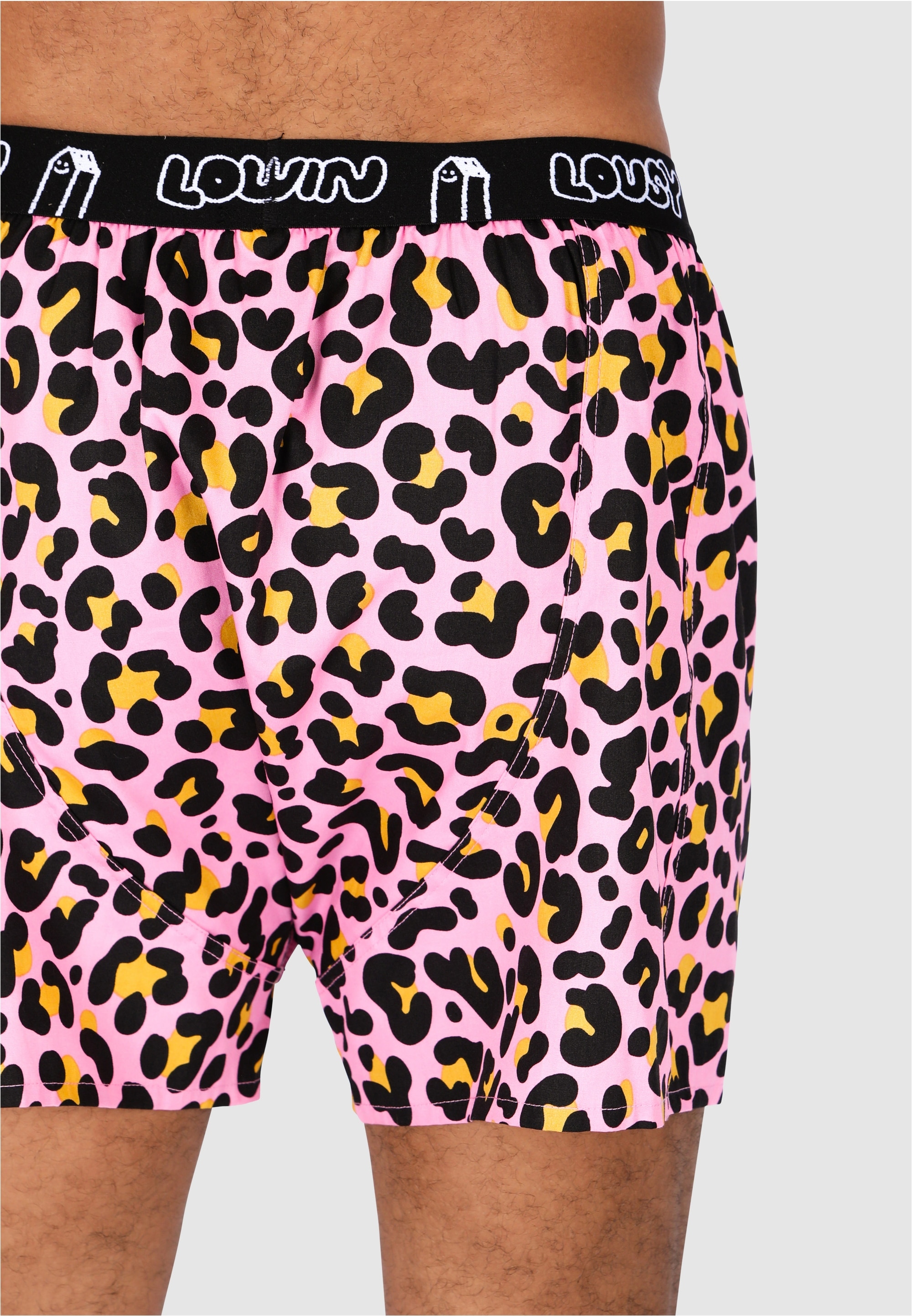 Lousy Livin Boxershorts mit lässigem Leo-Print