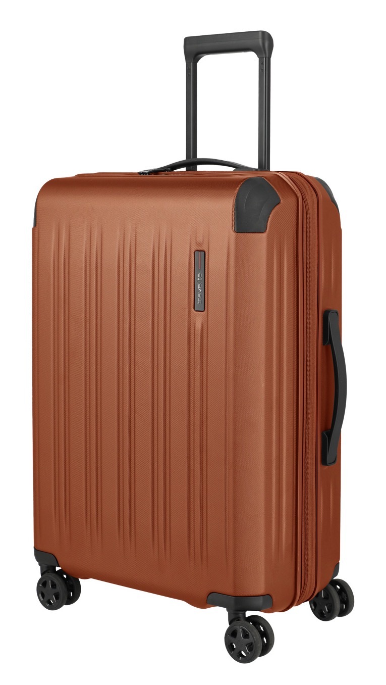 travelite Trolleyset »DYNAMIIC S+/M/L, verschiedene Farben«, (Set, 3 tlg., S+/M/L), Hartschalen-Koffer ABS Volumenerweiterung