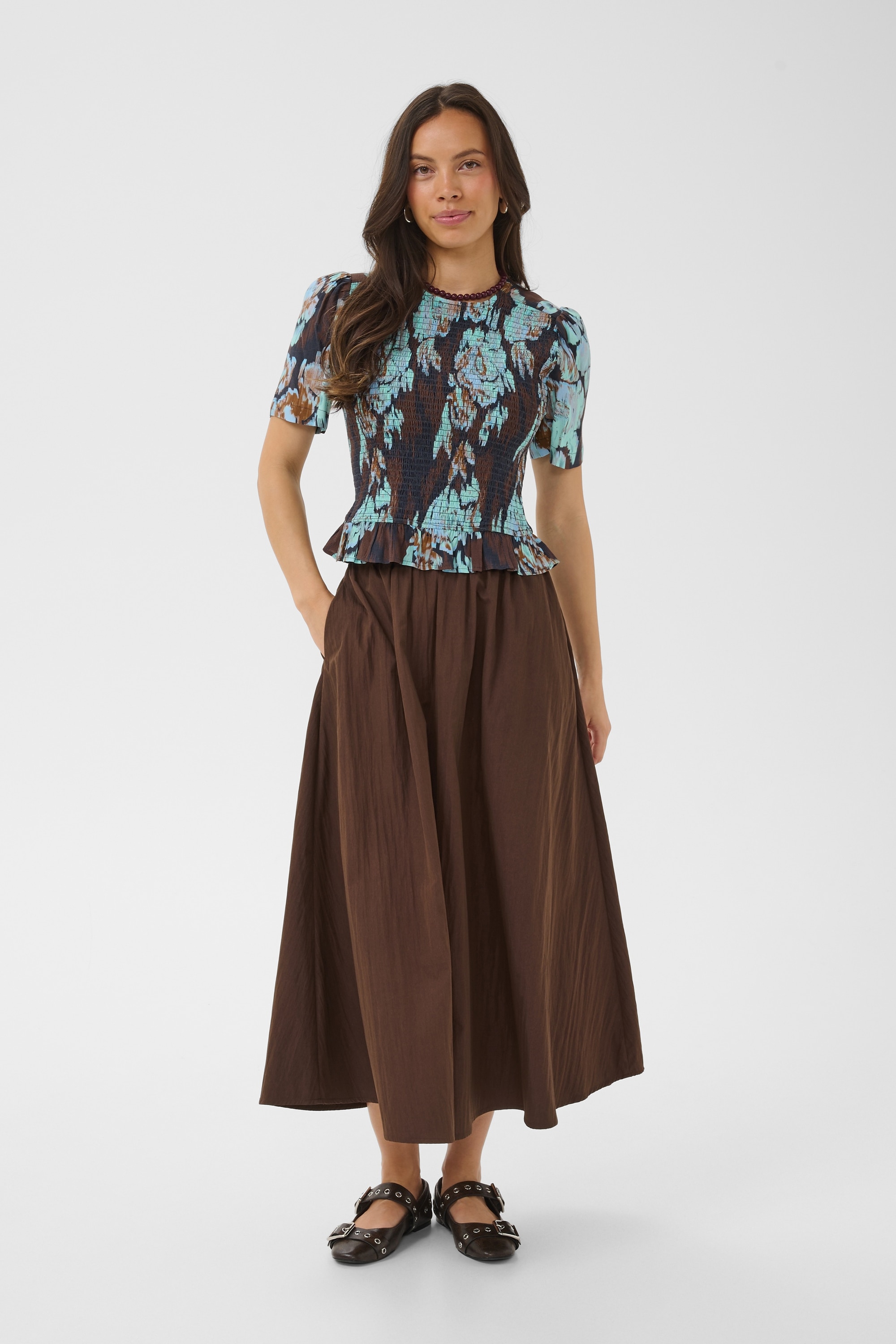 Saint Tropez Kurzarmbluse »Damen Kurzarm-Bluse MalikaSZ«
