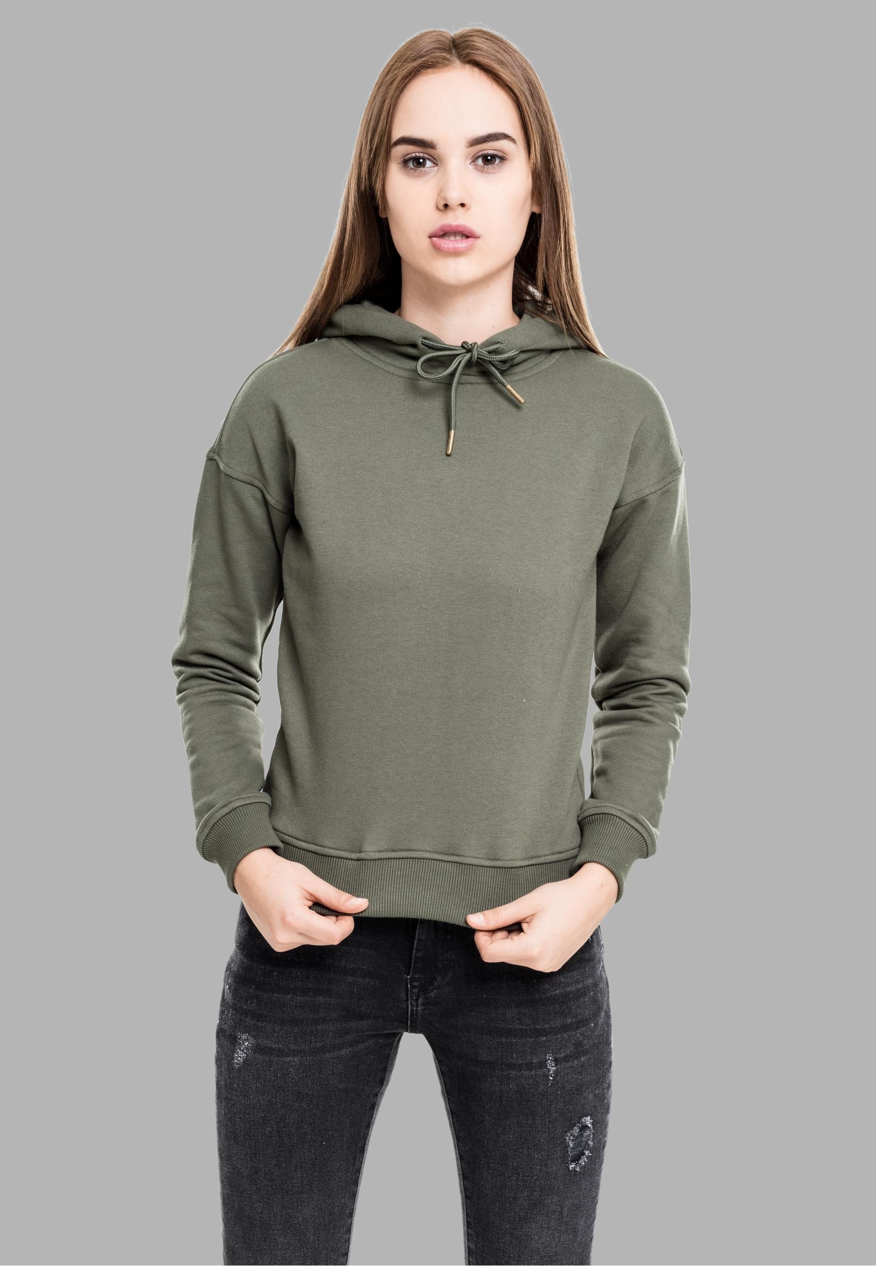 URBAN CLASSICS Kapuzenpullover »Urban Classics Damen Ladies Hoody«, (1 tlg.)
