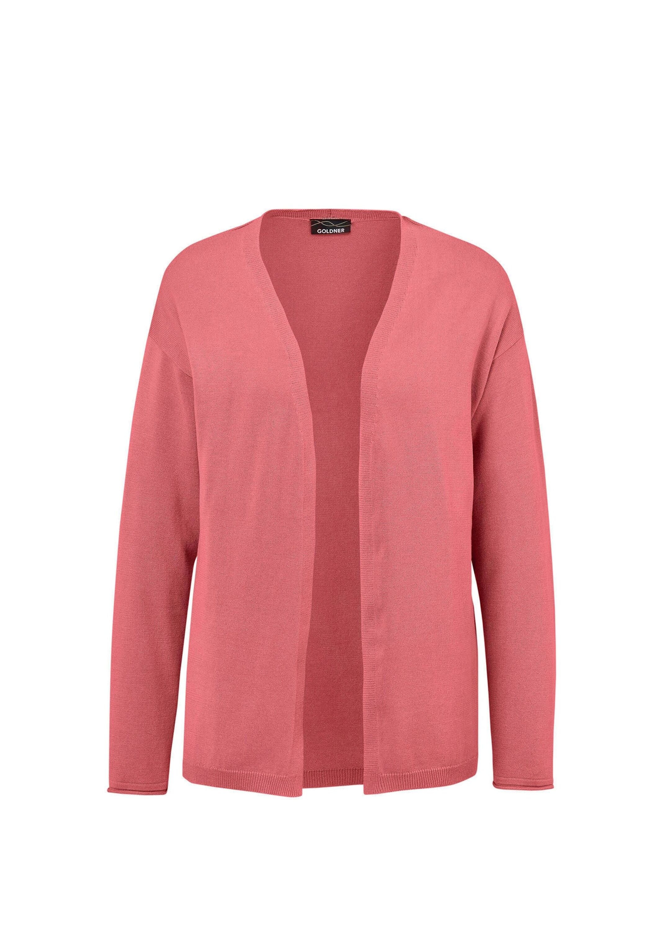 GOLDNER Strickjacke "Kurzgröße Offene Strickjacke in Kurzform" günstig online kaufen
