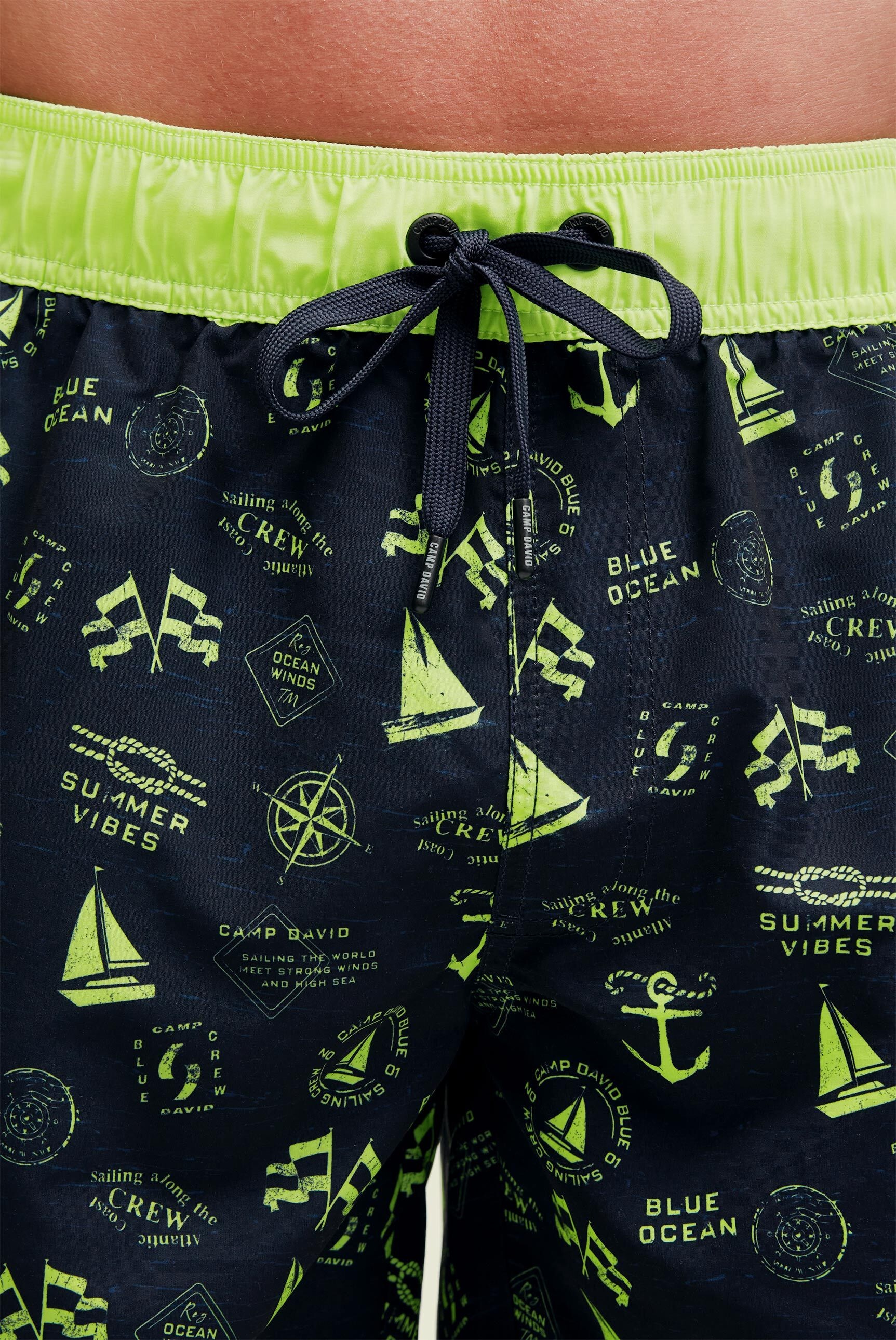 CAMP DAVID Badeshorts mit Einschubtaschen