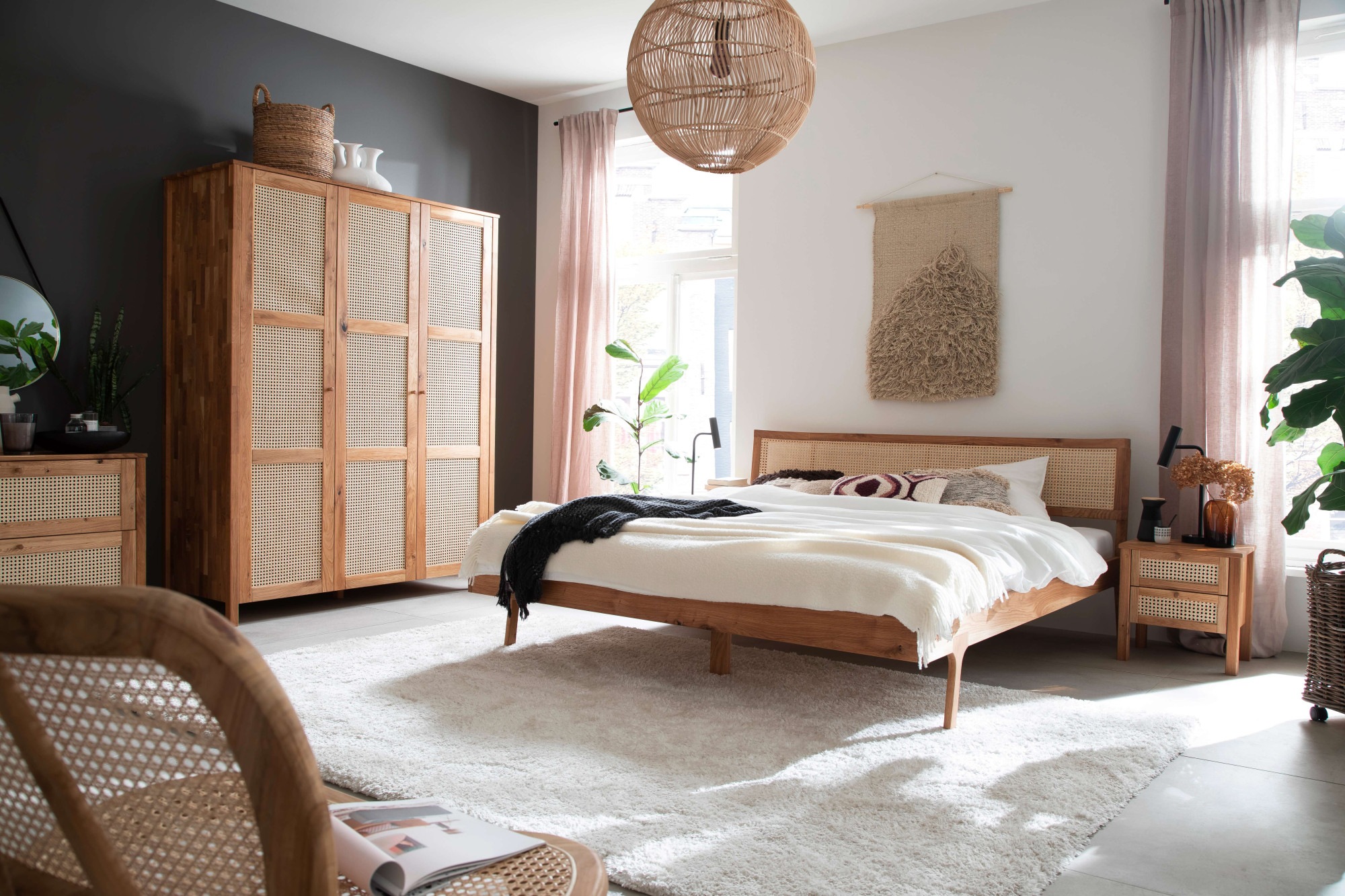 andas Bett "Hällevik Doppelbett, Massivholzbett, hyggeliger Stil", massive günstig online kaufen