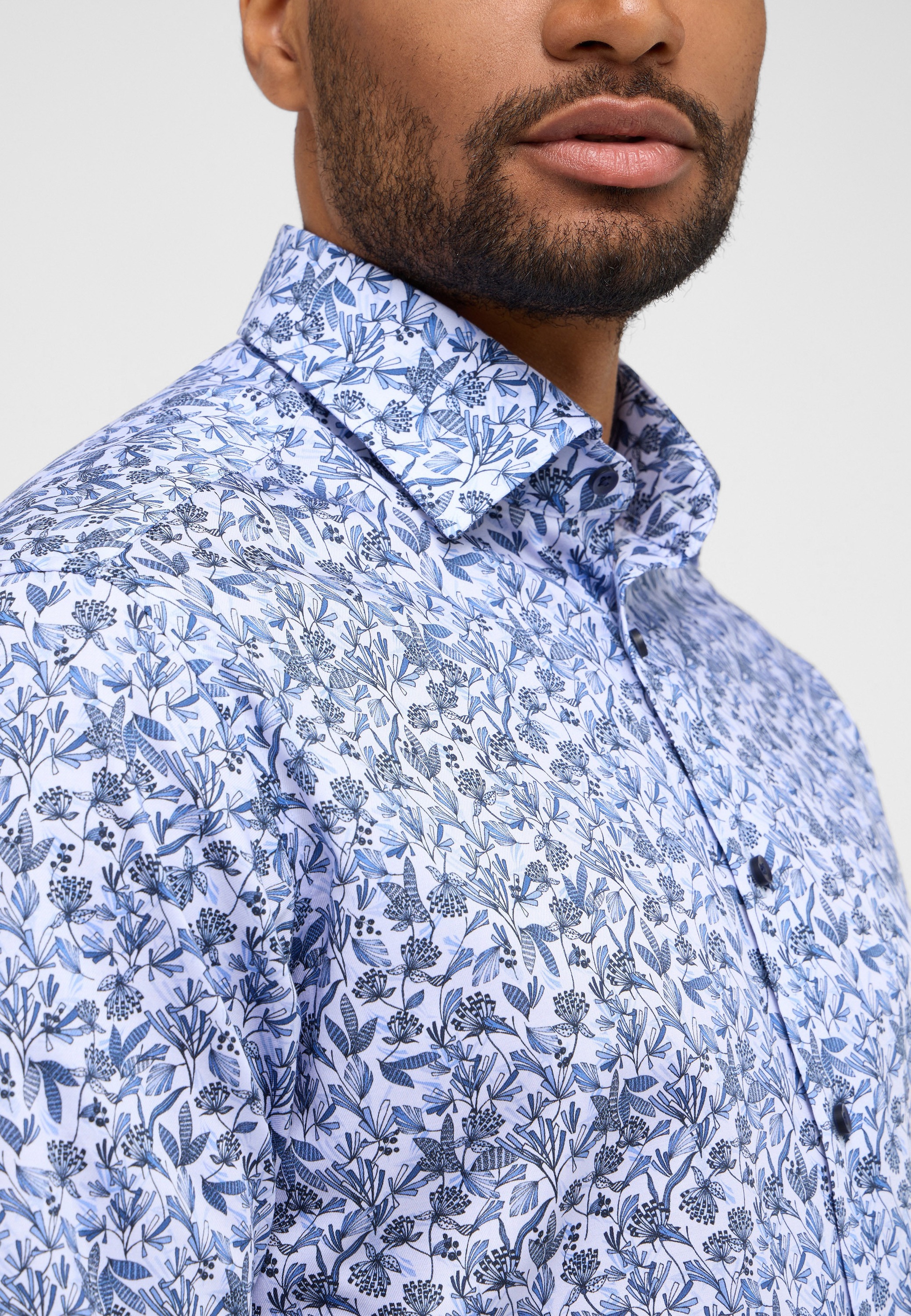 Thumbnail - Eterna Langarmhemd "MODERN FIT" NON IRON (bügelfrei)