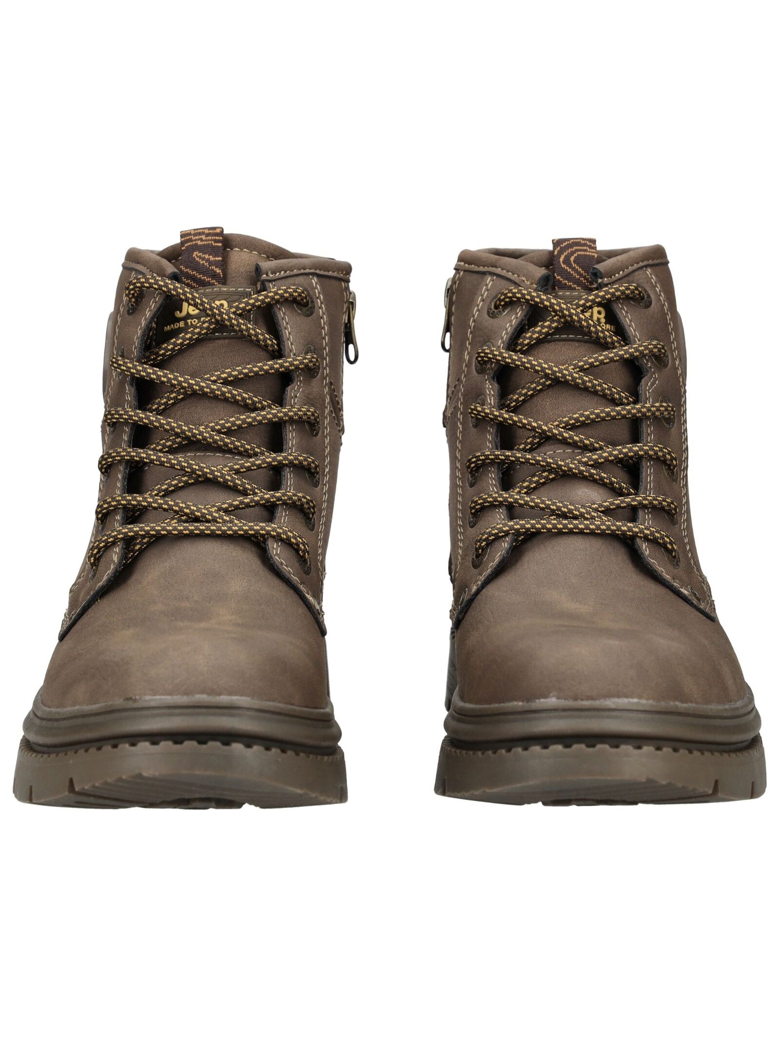 Jeep Schnürstiefelette »Jeep Stiefelette Leder/Textil«