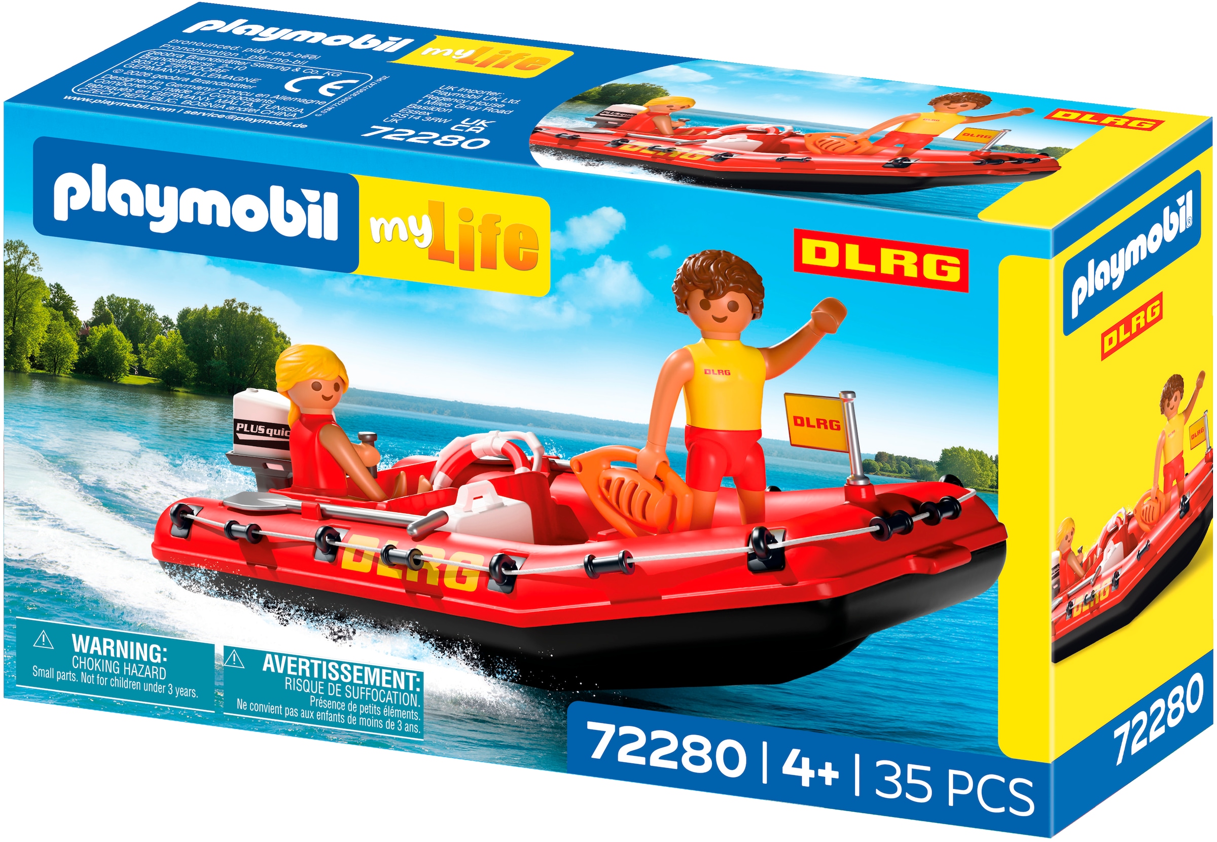 Playmobil® Konstruktions-Spielset »Rettungsboot (72280), My Life« Made in Germany
