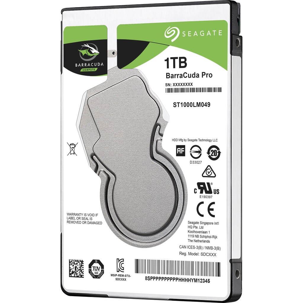 Seagate HDD-Festplatte »BarraCuda Mobile Pro«, 2,5 Zoll, Anschluss SATA III