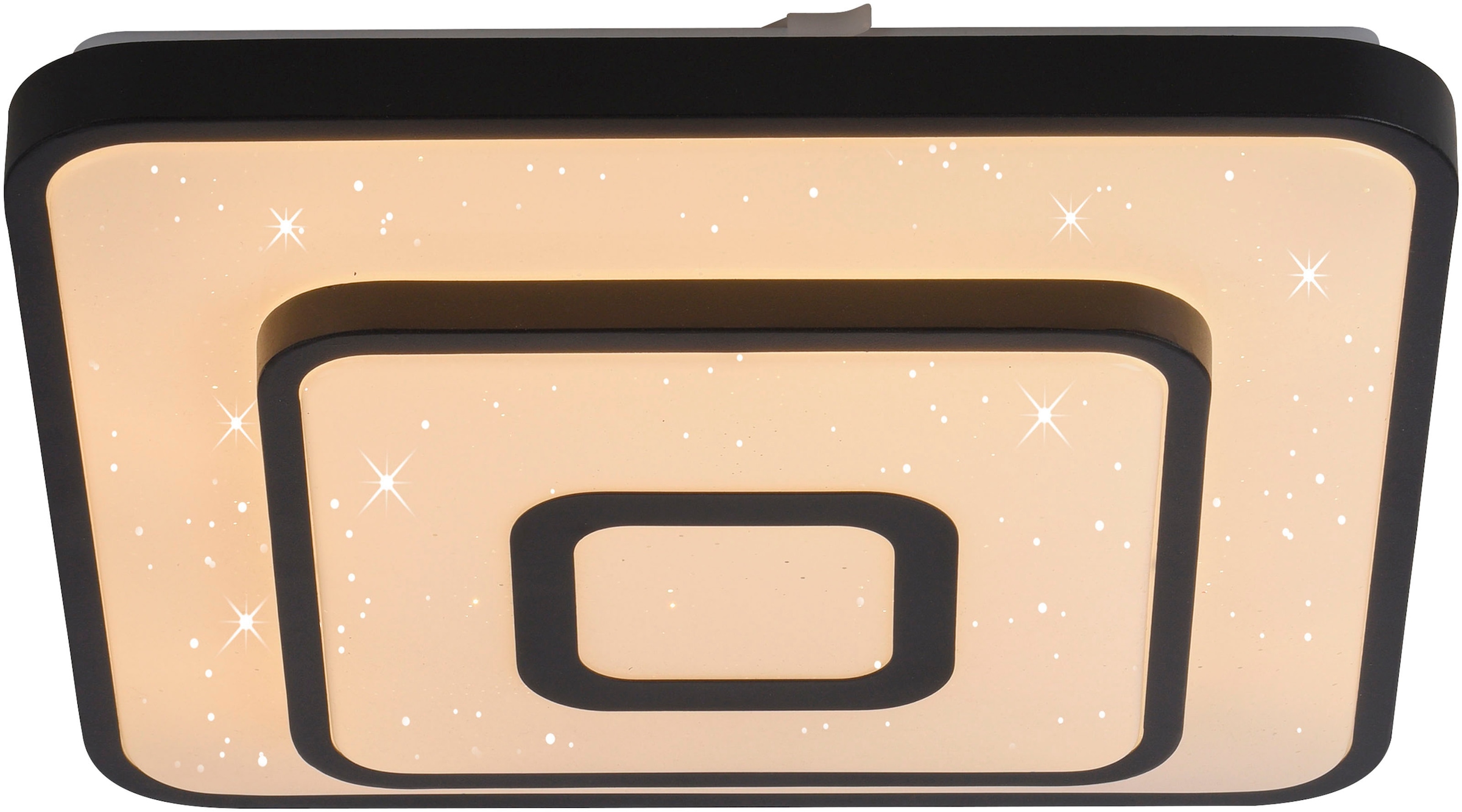 JUST LIGHT LED Deckenleuchte »TURANUS« LED-Board 1 Stk. Warmweiß Starry-Cover