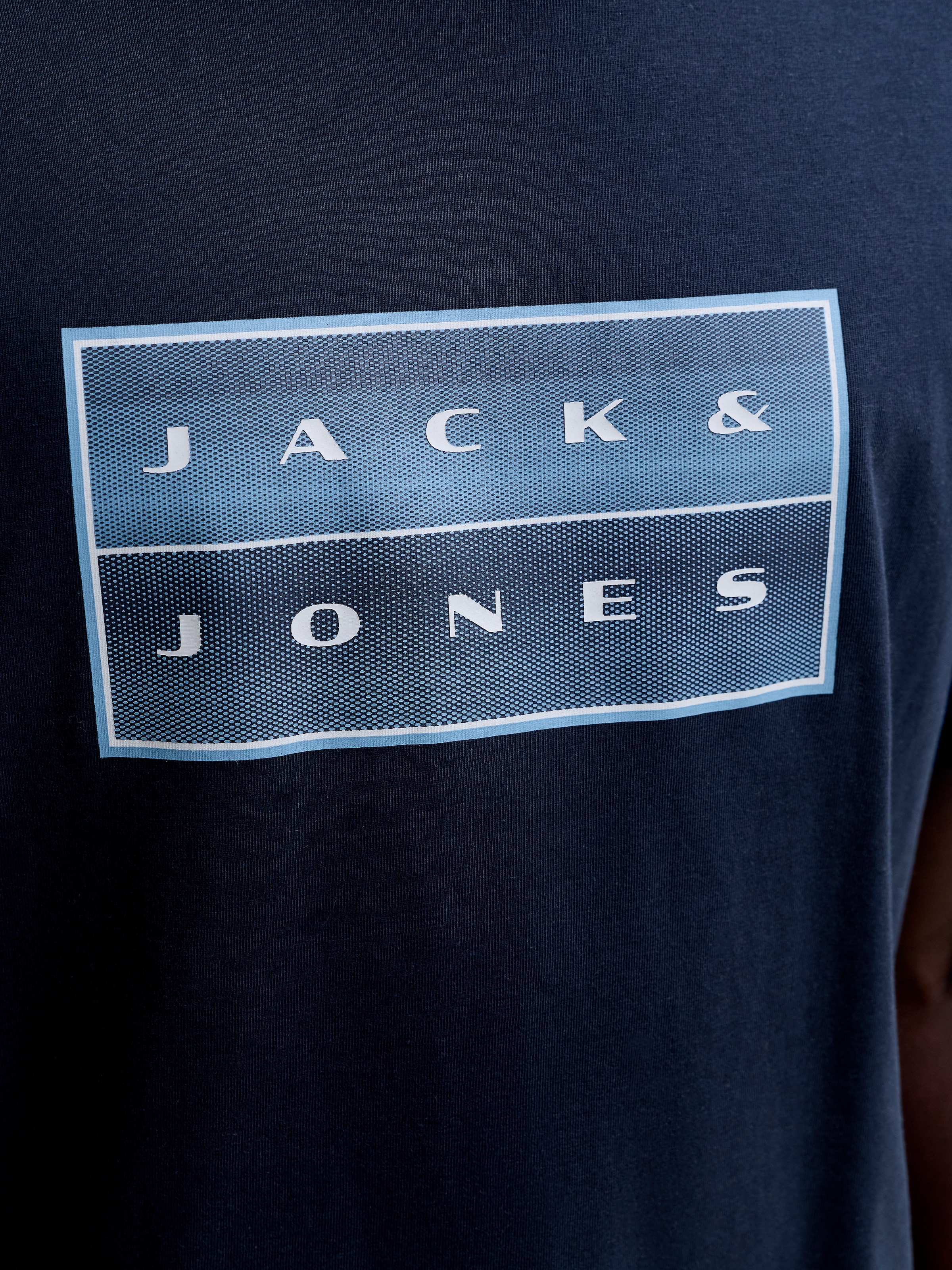 Jack & Jones PlusSize T-Shirt »JCOFUSION BOX PRINT TEE SS CN PLS« Baumwolle, regular fit