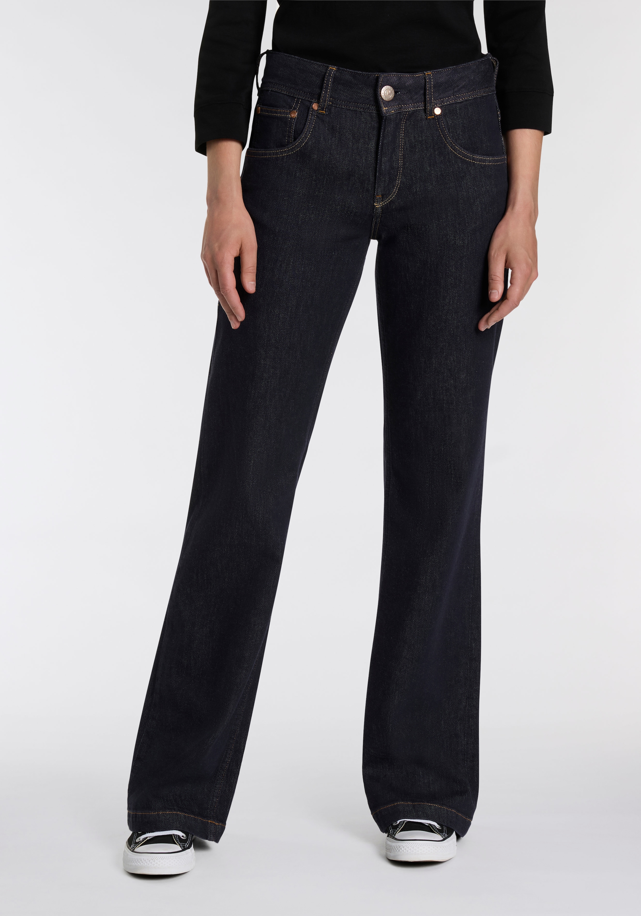 Herrlicher 5-Pocket-Jeans "Edna Denim Comfort", im Flared Fit günstig online kaufen