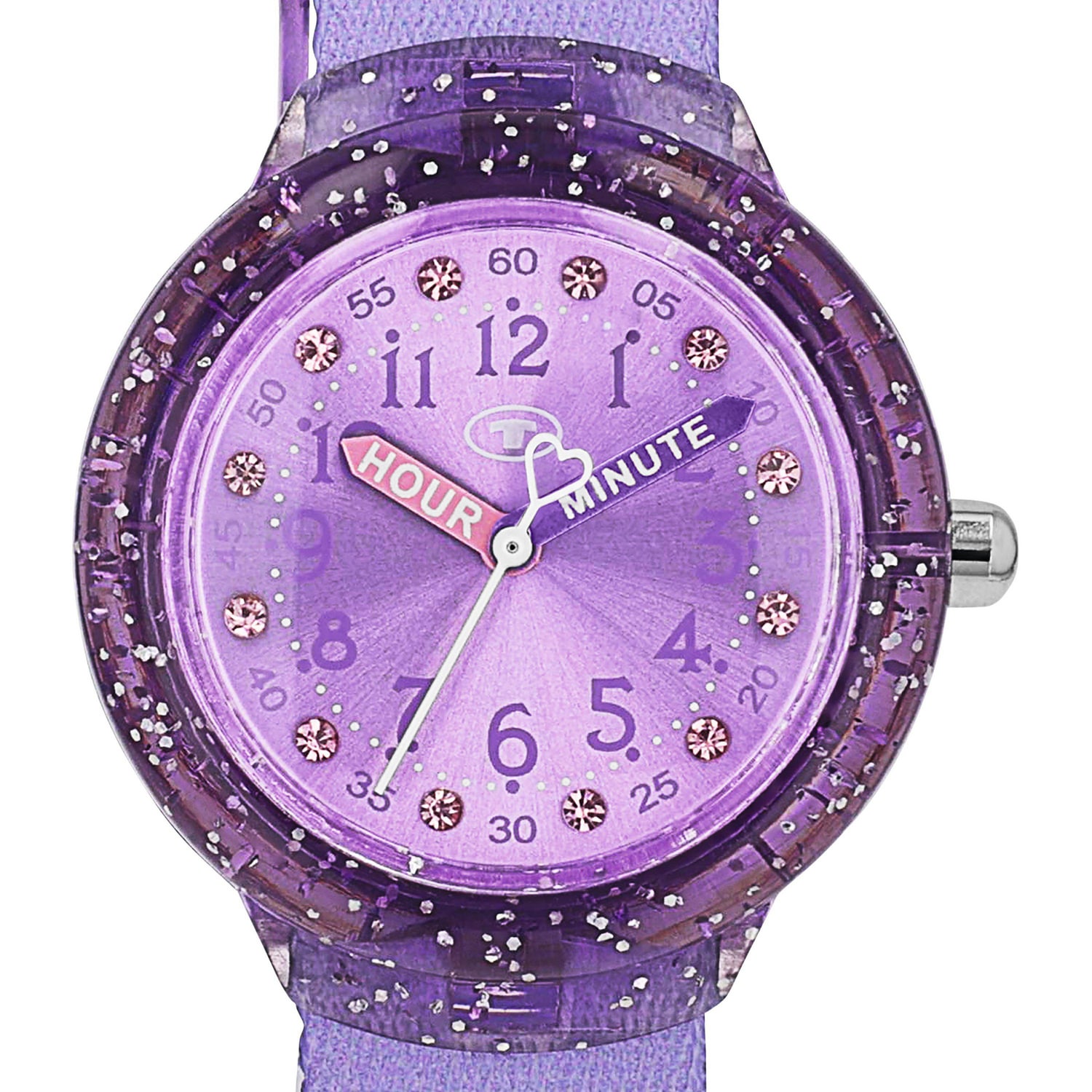 TOM TAILOR Quarzuhr Armbanduhr, Kinderuhr, Mädchen, analog, Glassteine