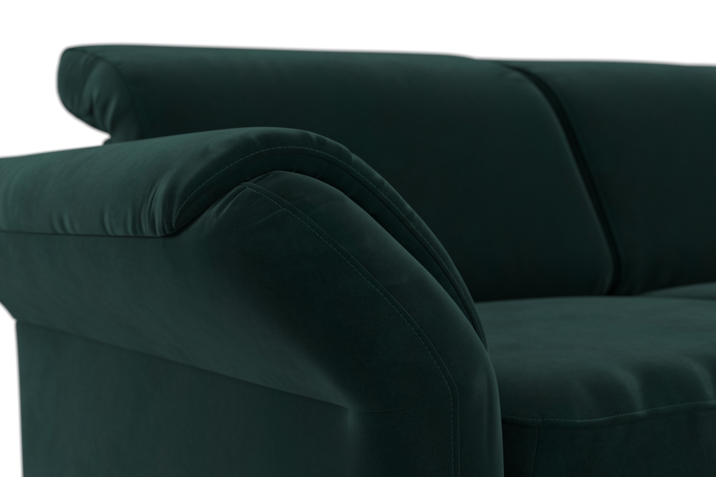 sit&more Ecksofa »Apulia L-Form«, wahlweise Bettfunktion, Bettkasten und Kopf- und Armteilverstellung