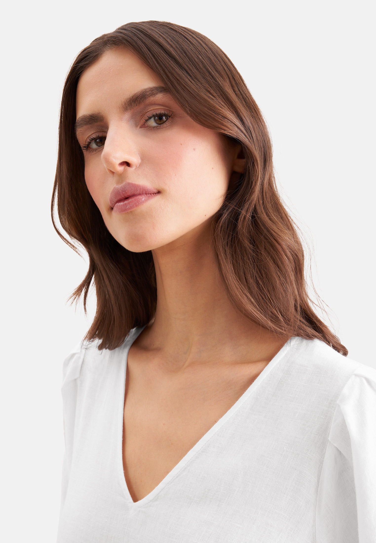 seidensticker Sommerkleid 1/1 V-Neck Uni