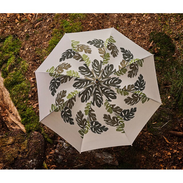doppler® Taschenregenschirm »nature Mini, choice beige«, aus recyceltem  Material mit Griff aus FSC®- schützt Wald - weltweit kaufen | BAUR