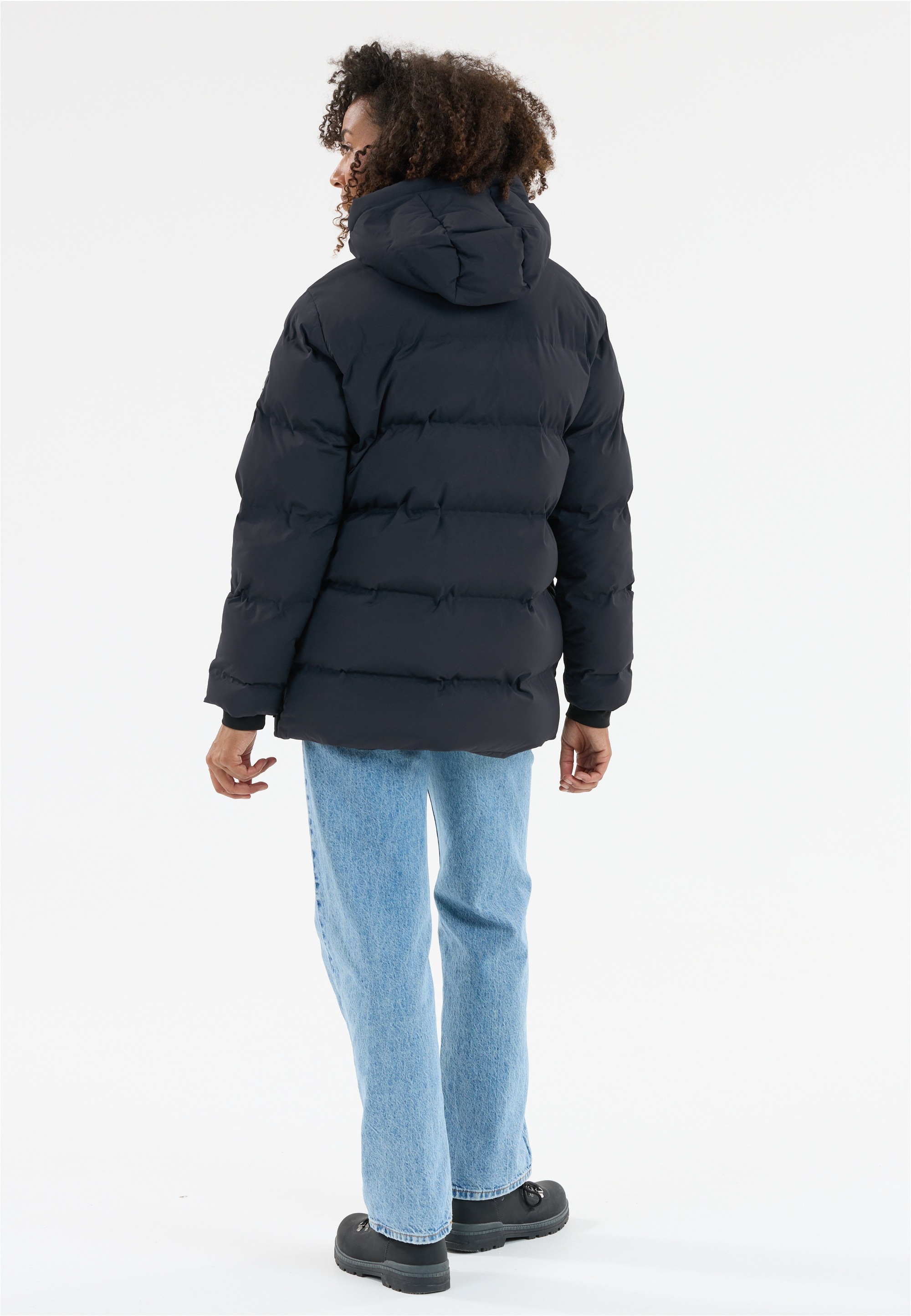 Steppjacke WHISTLER "Creed", Damen, Gr. 42, blau (dunkelblau), 100% Polyester, kariert, unifarben, normal, ohne Ausschnitt, Jacken Steppjacke, in atmungsaktiver und winddichter Qualität 3