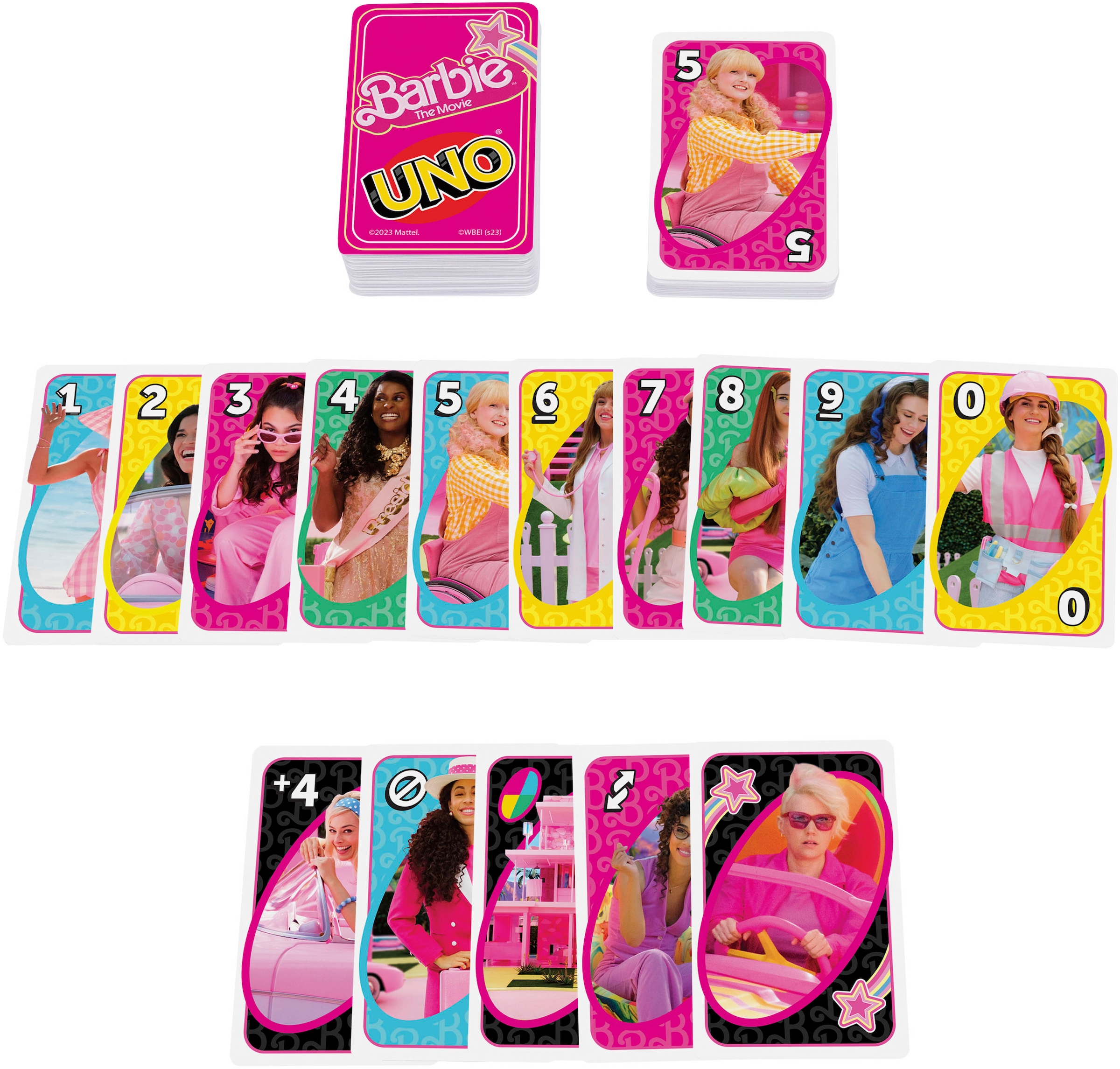 Barbie Spiel »UNO Barbie The Movie zum Spielfilm«