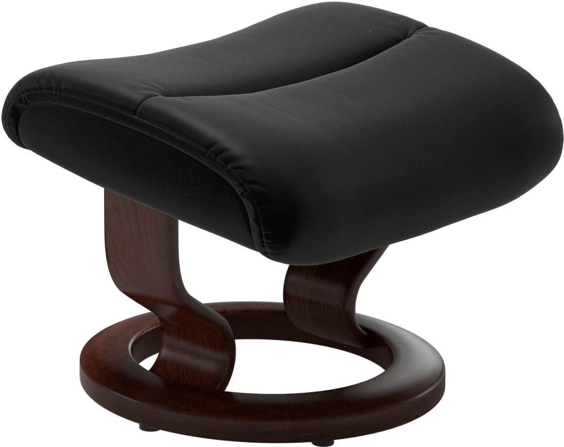 Stressless® Relaxsessel »View«, (Set, Relaxsessel mit Hocker), mit Classic Base, Größe S,Gestell Braun