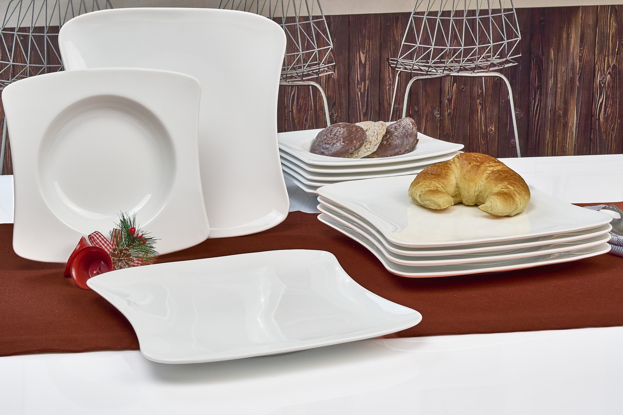Retsch Arzberg Tafelservice »Geschirr-Set SANDY«, (Set, 12 tlg.), Teller Set, weiß, Made in Germany, 12 Teile, für 6 Personen