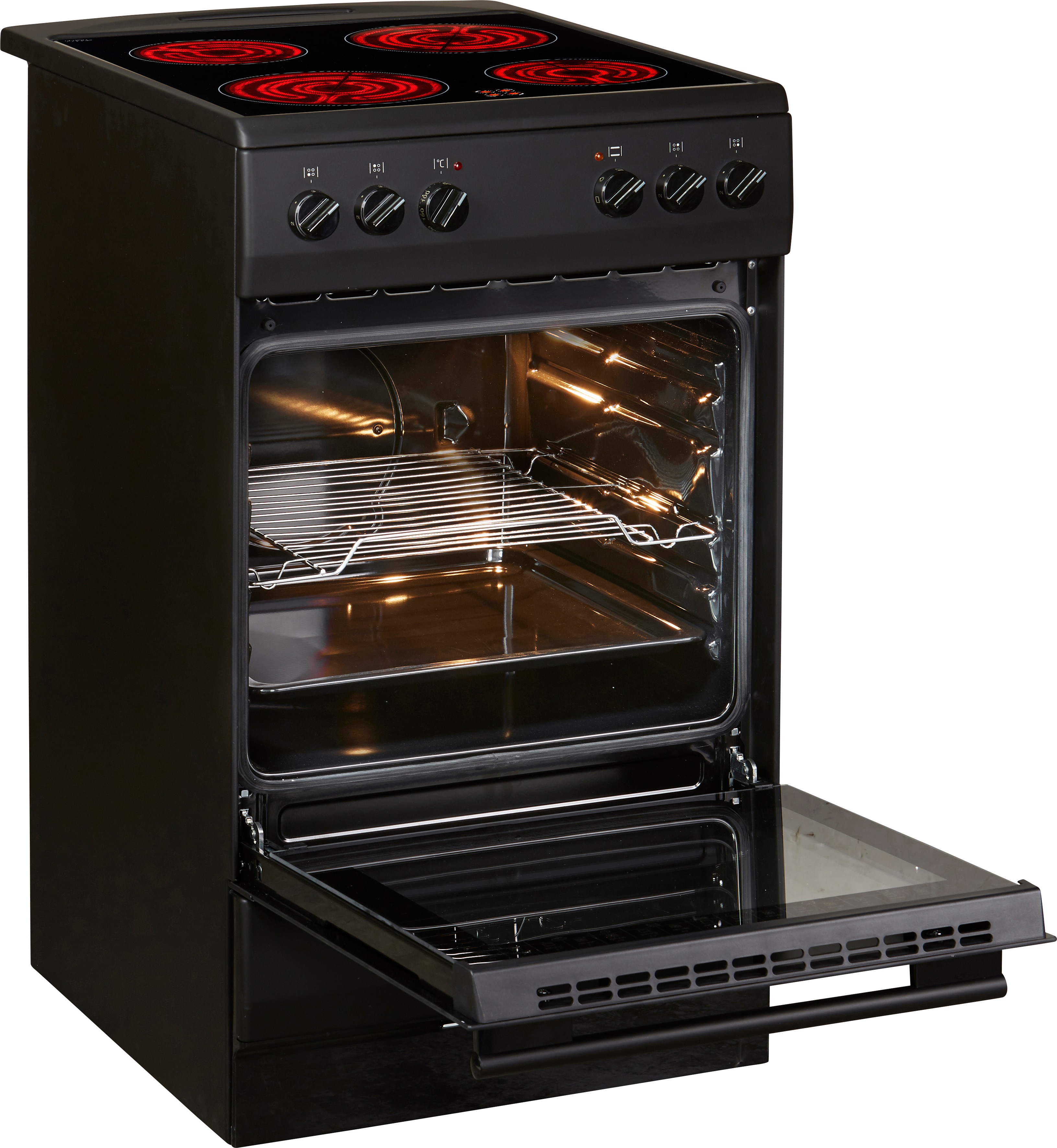 Thumbnail - Amica Elektro-Standherd "SHC 11509 SM" Steam Clean Kompakter Kochkomfort für den täglichen Küchenalltag