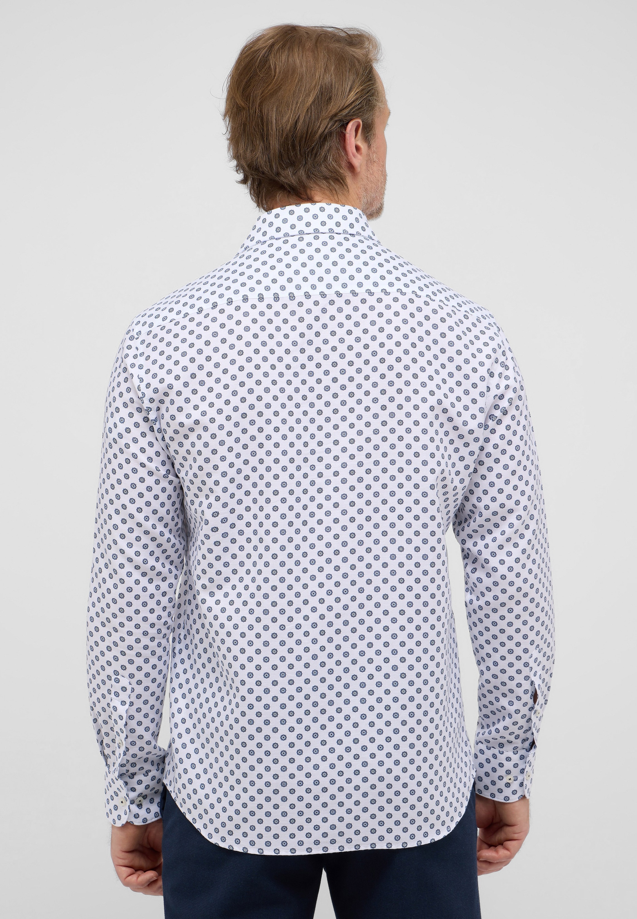 Eterna Langarmhemd »MODERN FIT«, EASY IRON (bügelleicht)