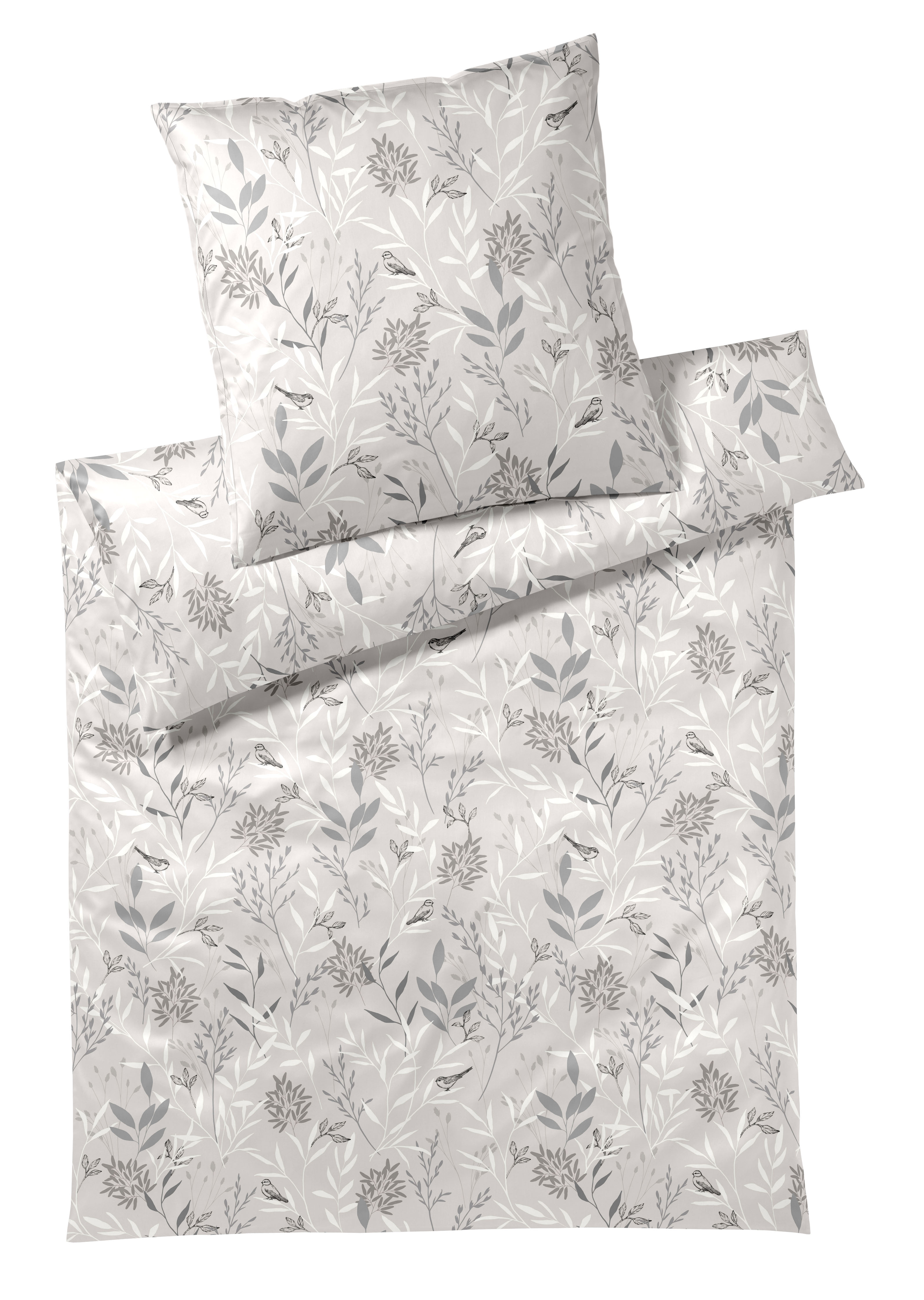 Elegante Bettwäsche "Sketch Allover" 2 Stk. angenehmes Hautgefühl