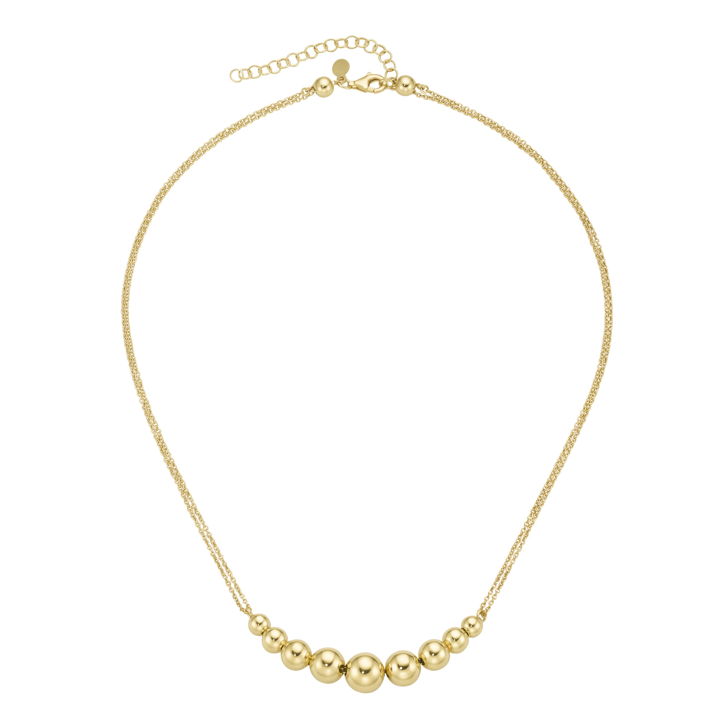 Smart Jewel Collier »Mittelteil mit Kugeln, Silber 925«