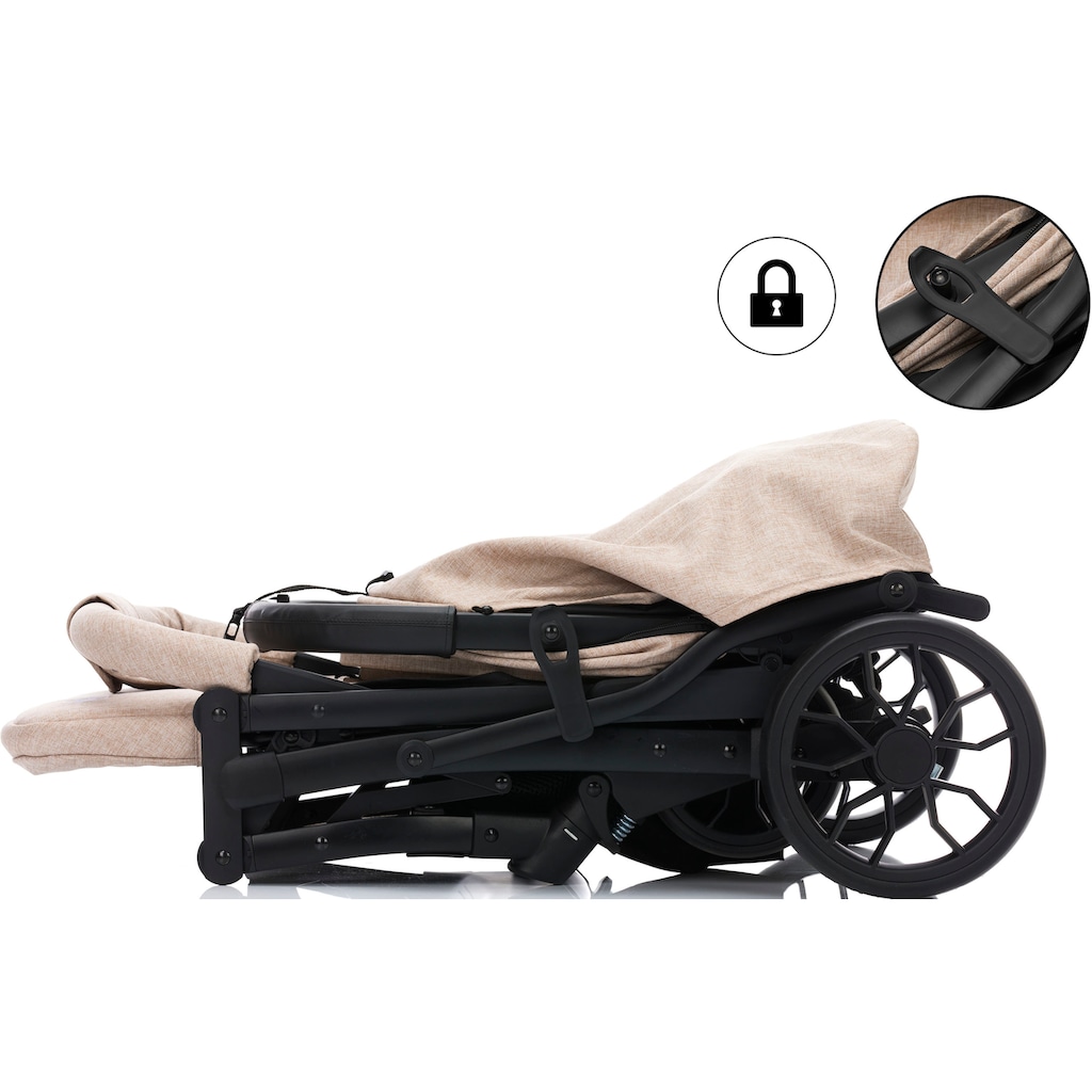 Fillikid Kinder-Buggy »Fill Styler Elite, sand melange«, 22 kg