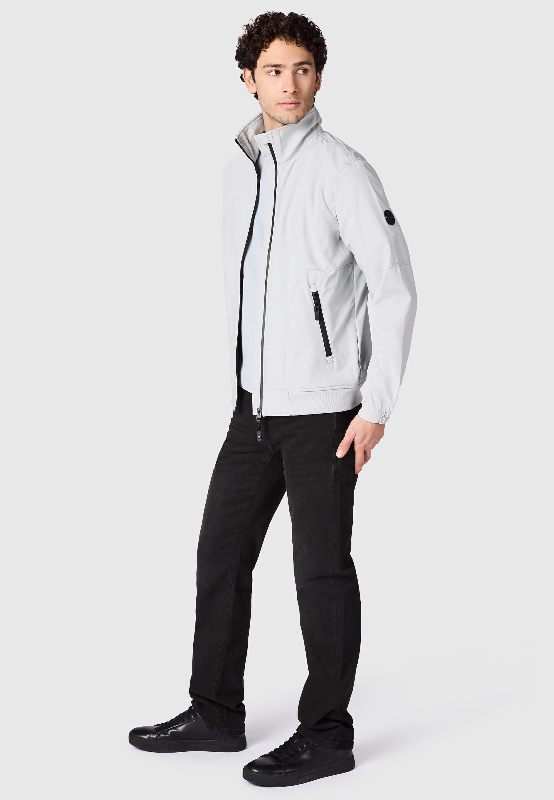 Ragwear Outdoorjacke »Collwie« ohne Kapuze wasserdichte Herren Übergangsjacke mit hohem Kragen