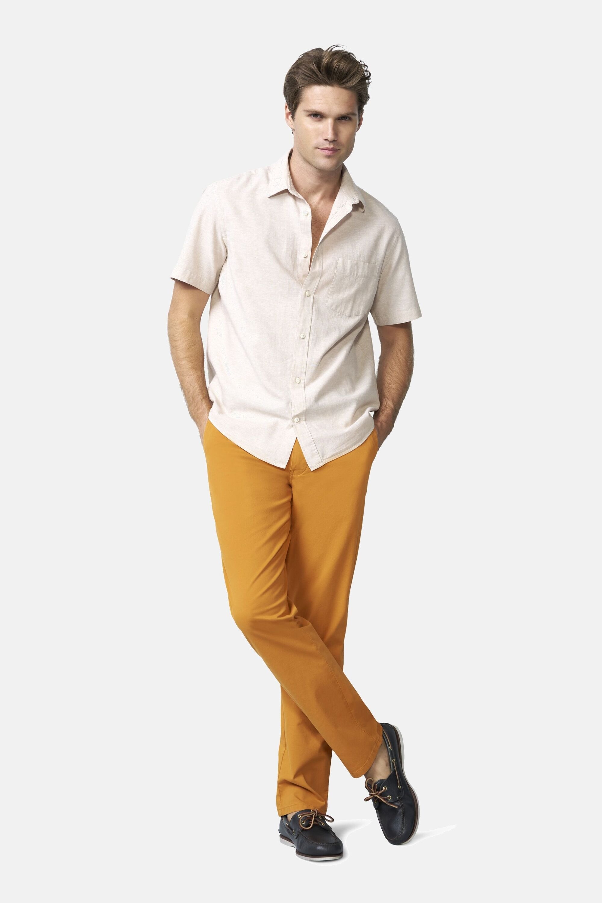 MEYER Chinos »M5 Chino 1-6004«  mit buntgewebtem Innenfutter