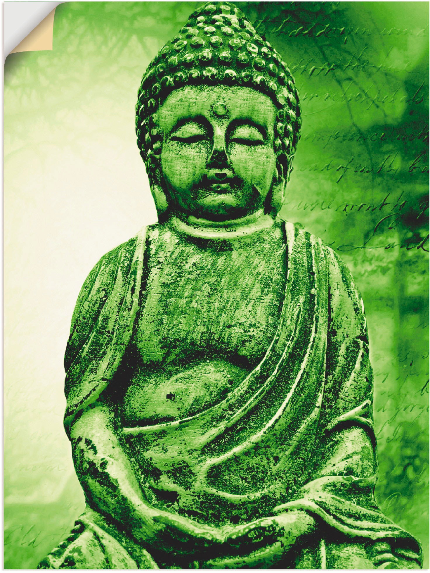 Artland Wandbild »Buddha«, Religion, Größen Wandaufkleber kaufen Poster versch. | St.), (1 Leinwandbild, als oder in BAUR