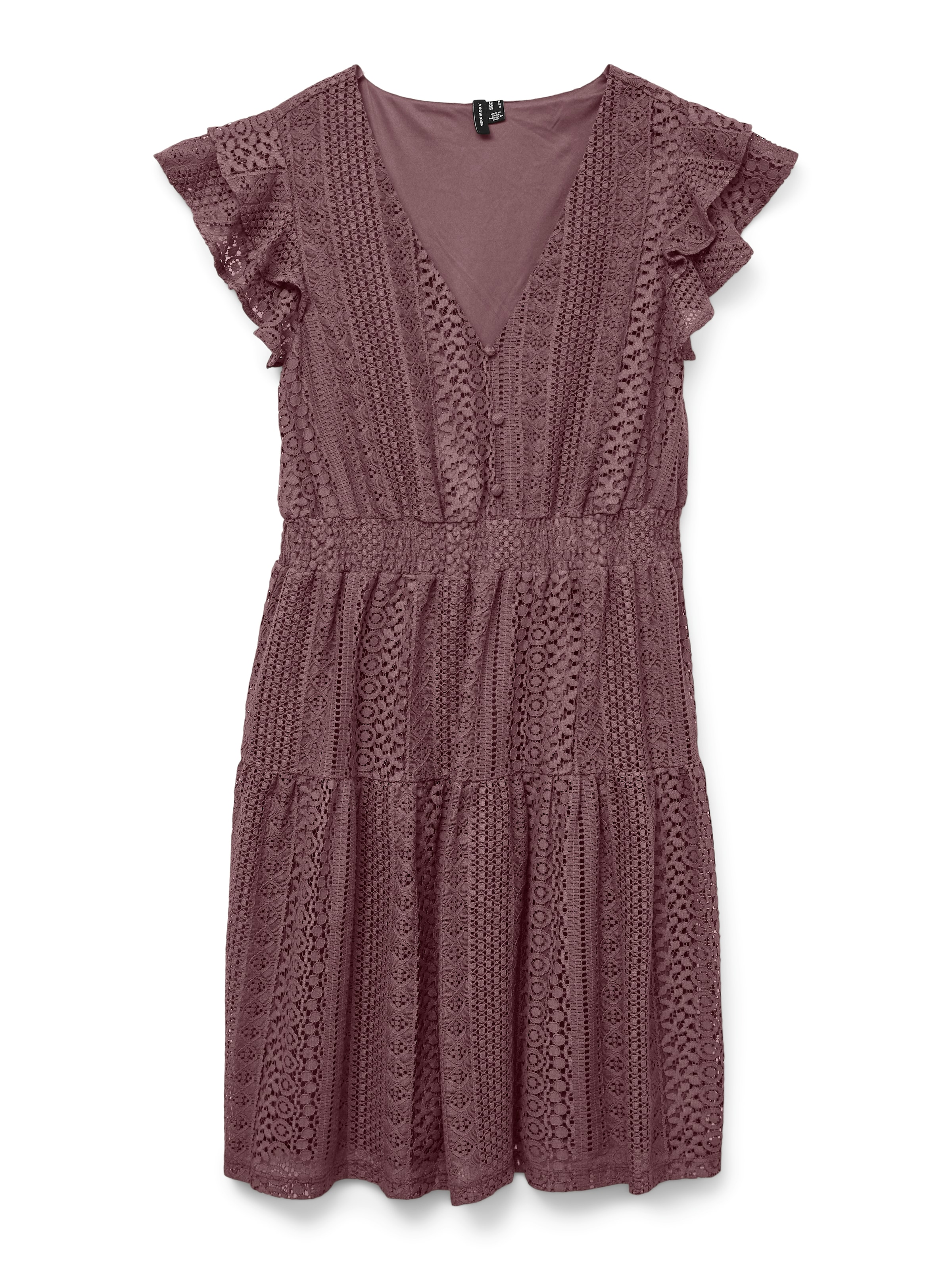 Vero Moda Minikleid "VMHONEY LACE V-NECK SHORT DRESS WVN GA", Sommerkleid günstig online kaufen