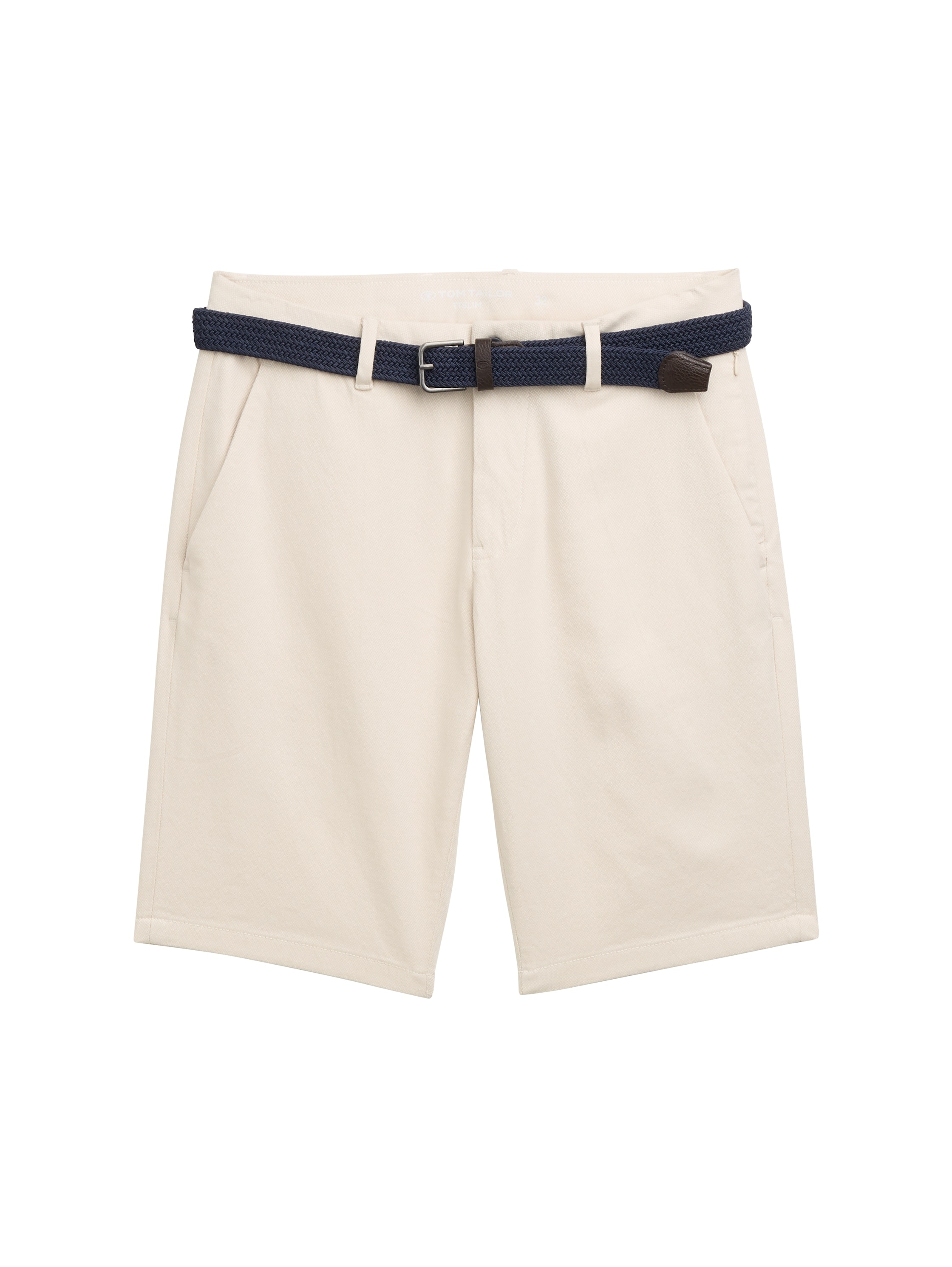 TOM TAILOR Chinoshorts, mit Gürtel