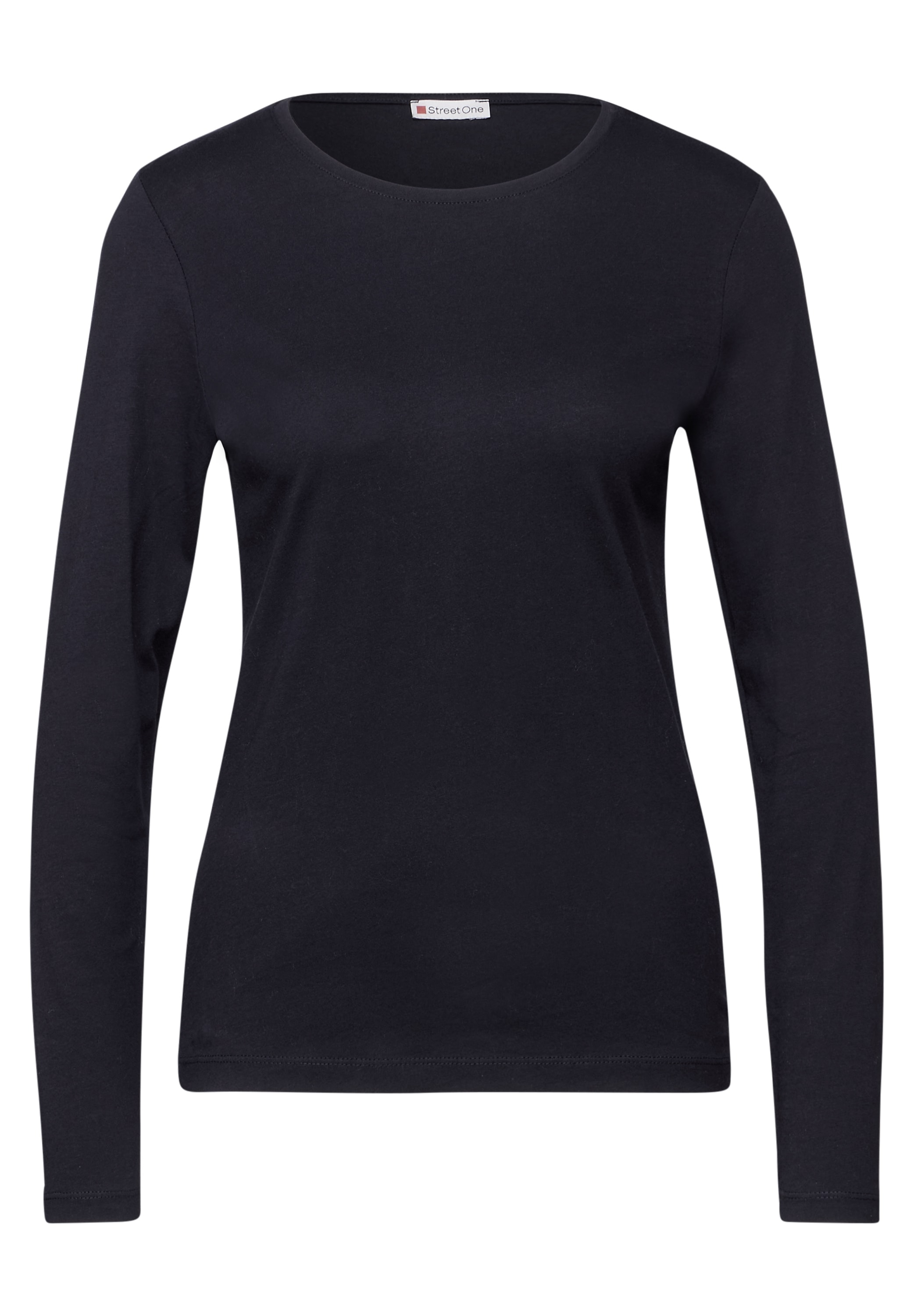 STREET ONE Langarmshirt, aus reiner Baumwolle