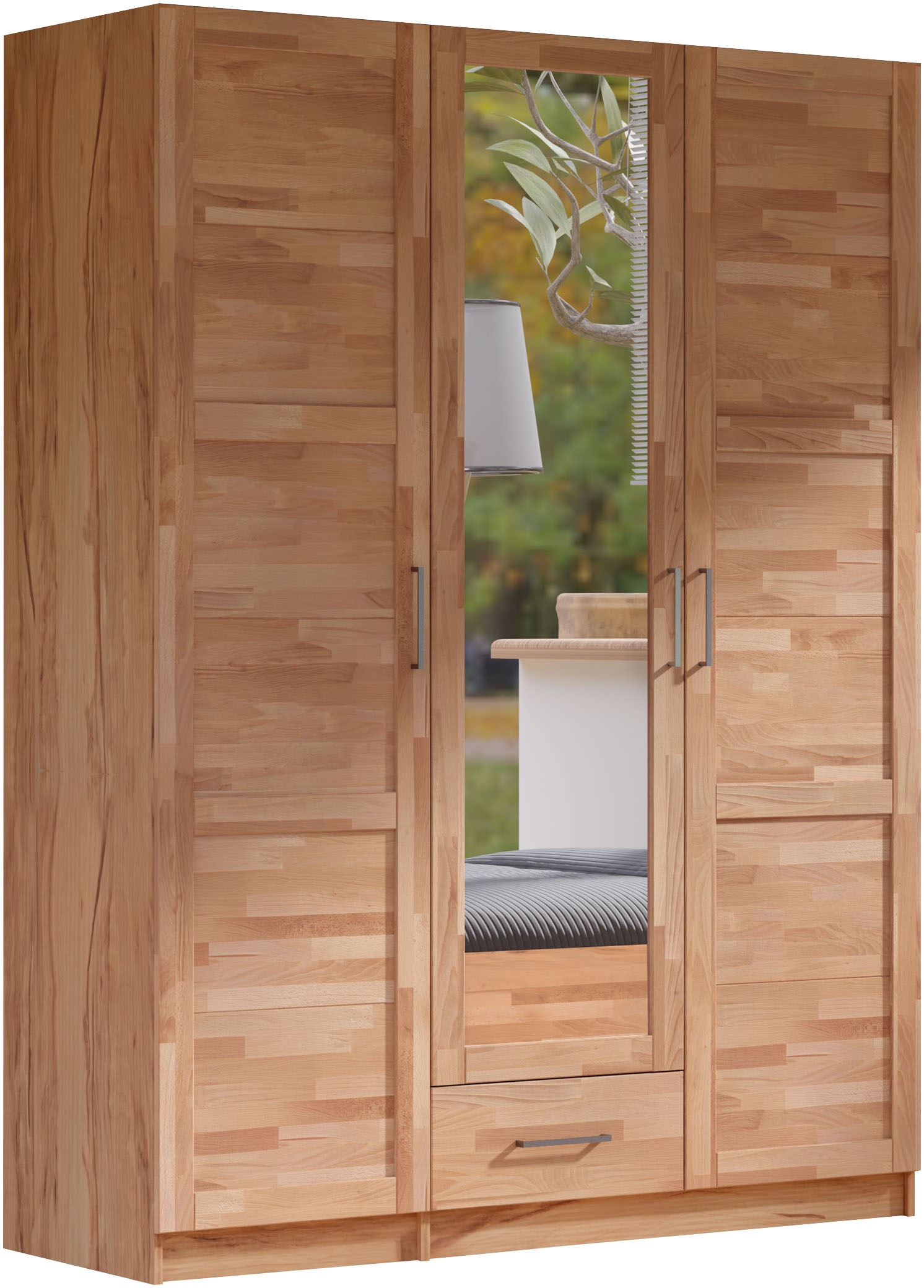 OTTO home Kleiderschrank "Sabrina, natürlicher Landhausstil, mit Innenausst günstig online kaufen