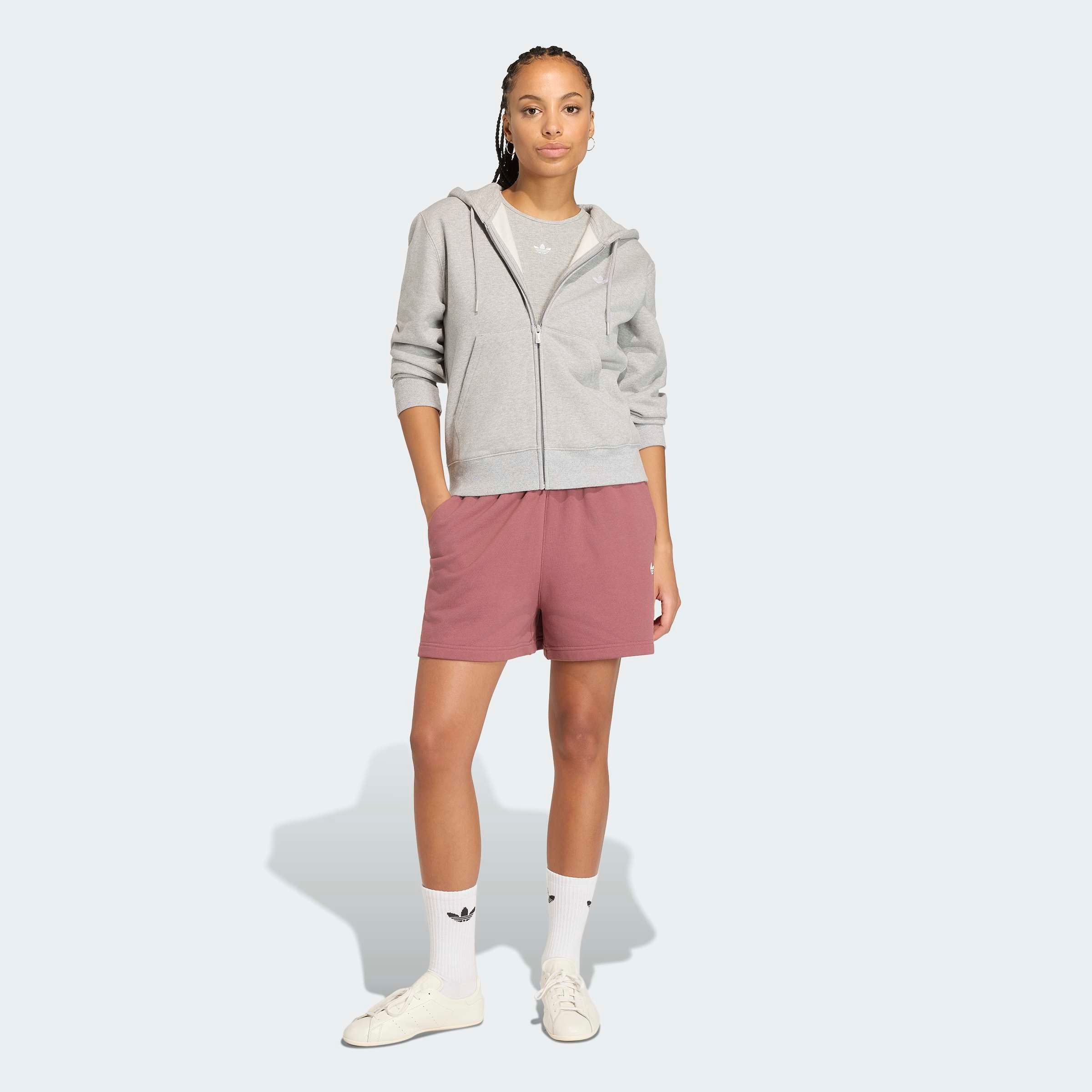 adidas Originals Sweatshirt »ESS FZ HD«, mit Reißverschluss, in normaler Länge
