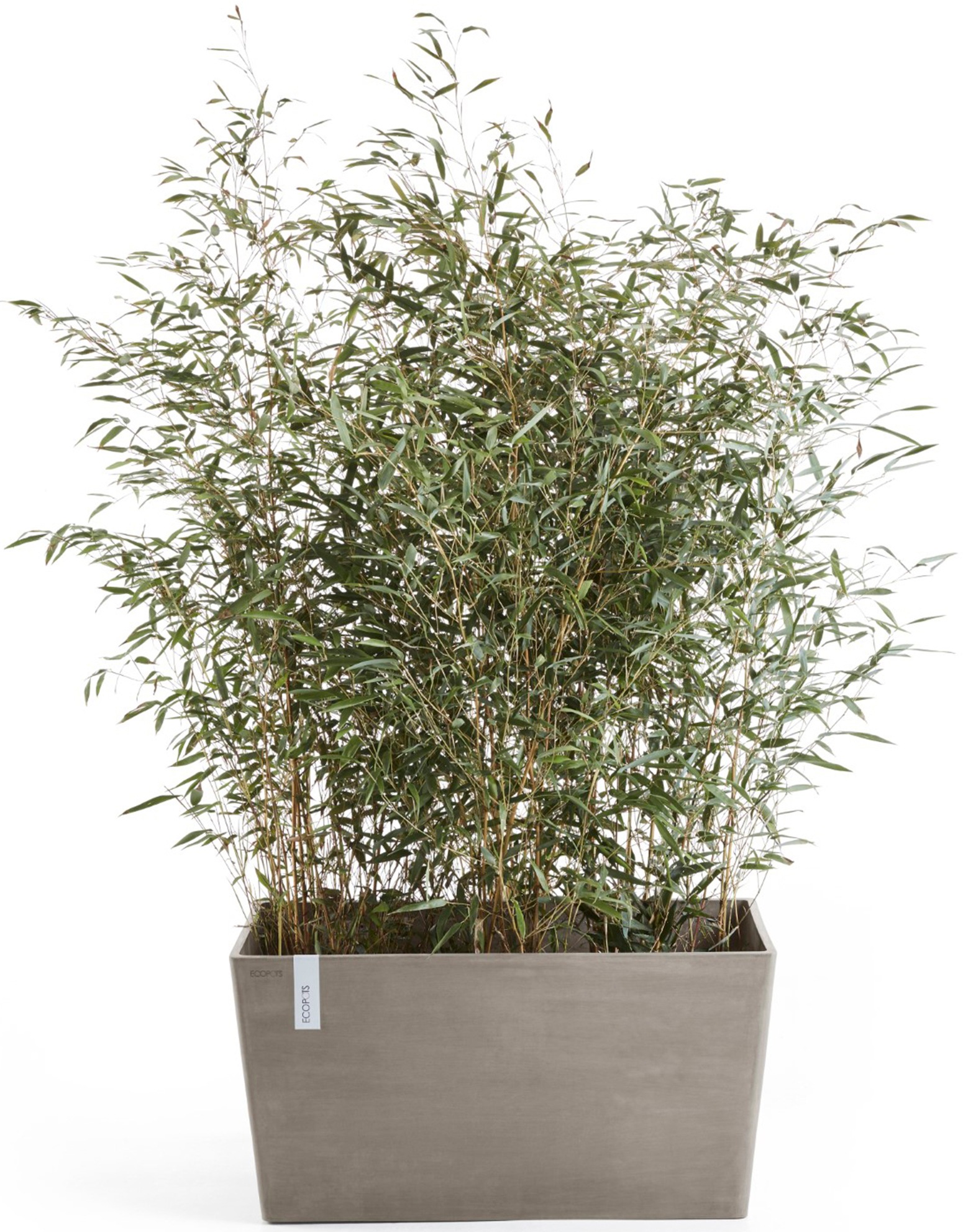 ECOPOTS Blumentopf »Paris 100 Taupe« für den Außenbereich: frostsicher, bruchsicher und lichtbeständig