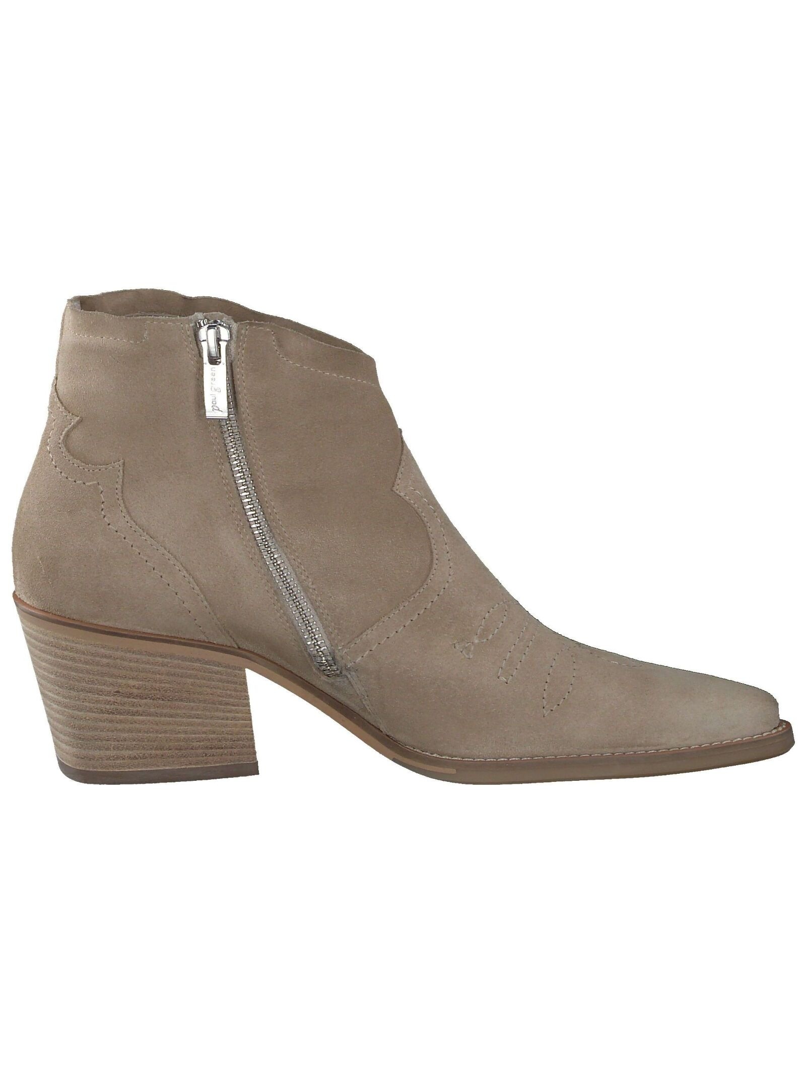 Paul Green Bikerboots »Paul Green Stiefelette Veloursleder«