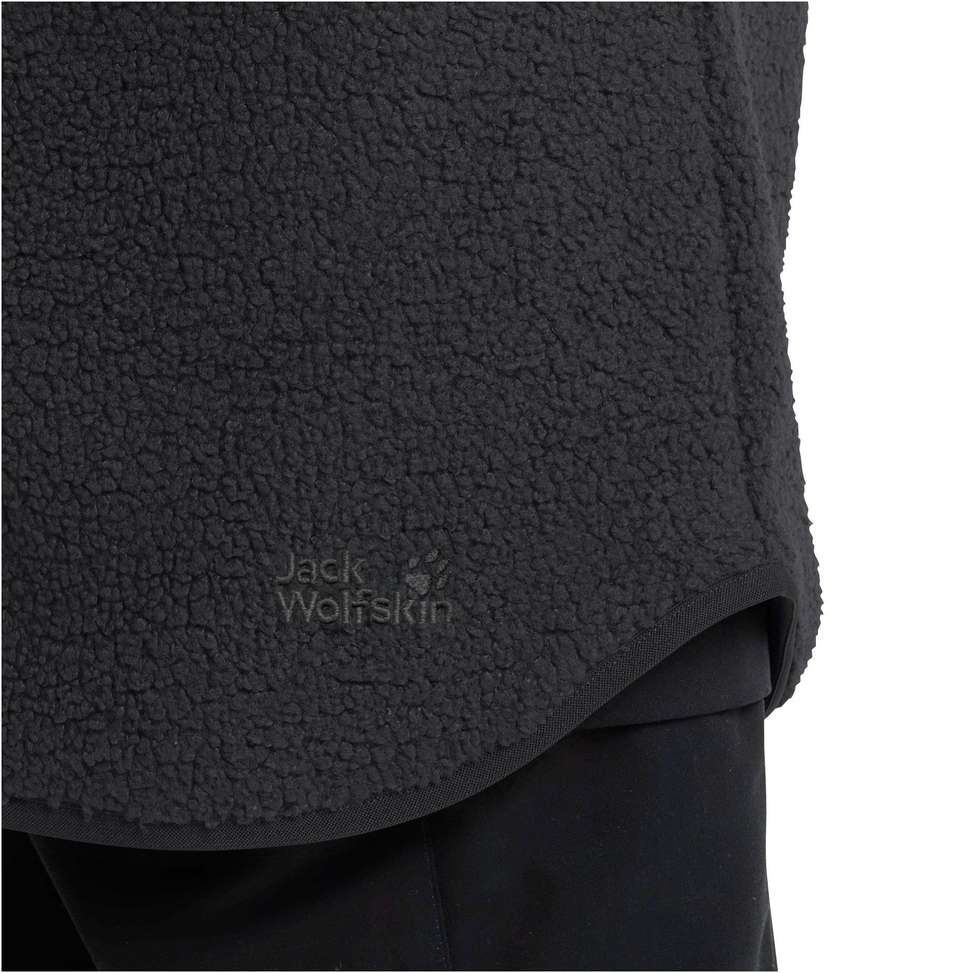 Jack Wolfskin Funktionsmantel »Sherpafleecemantel HIGH CURL COAT W«, Wärmend, winddicht, Übergangsjacke