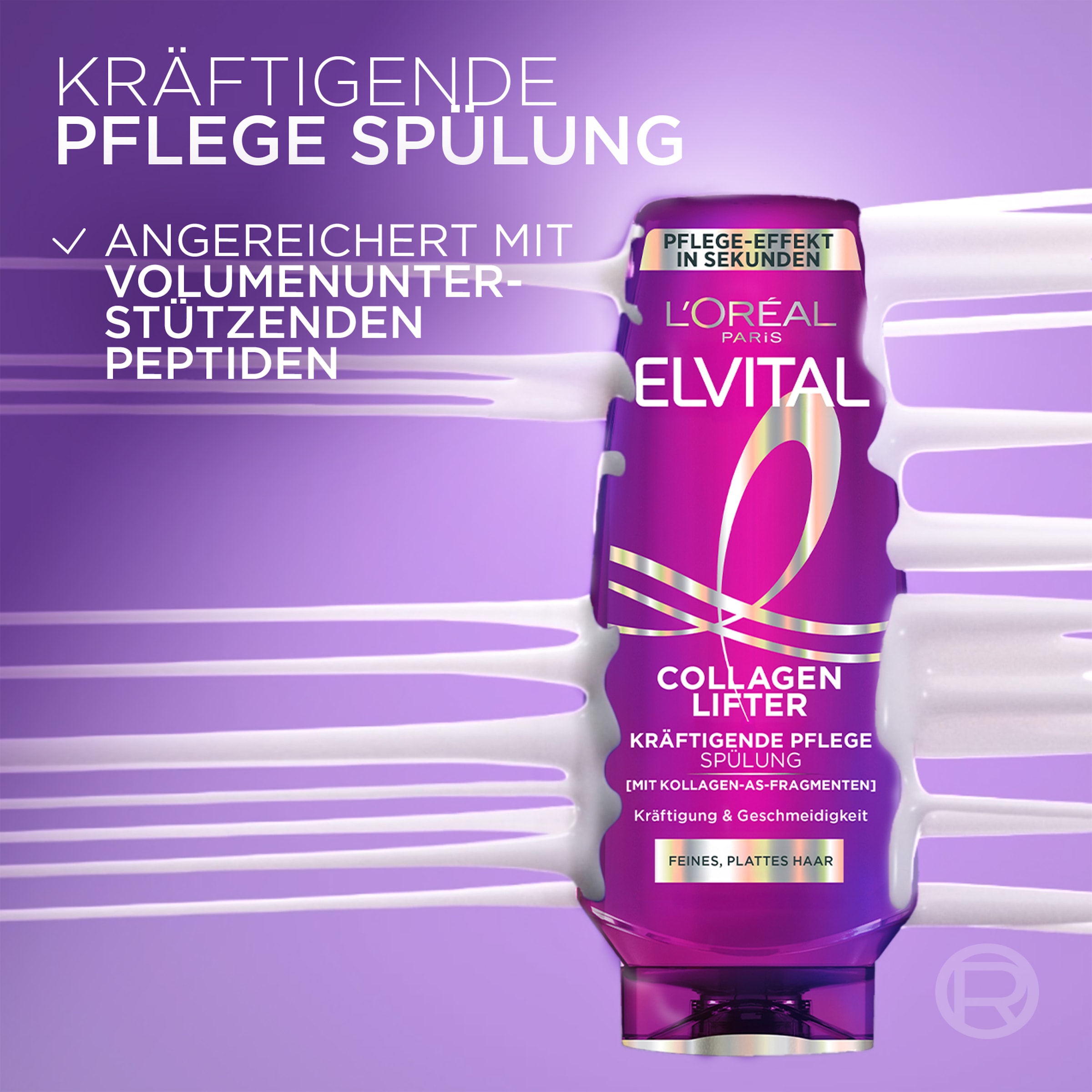L'ORÉAL PARIS Haarspülung »L'Oréal Paris Elvital Collagen Lifter Spülung 6er Packung«