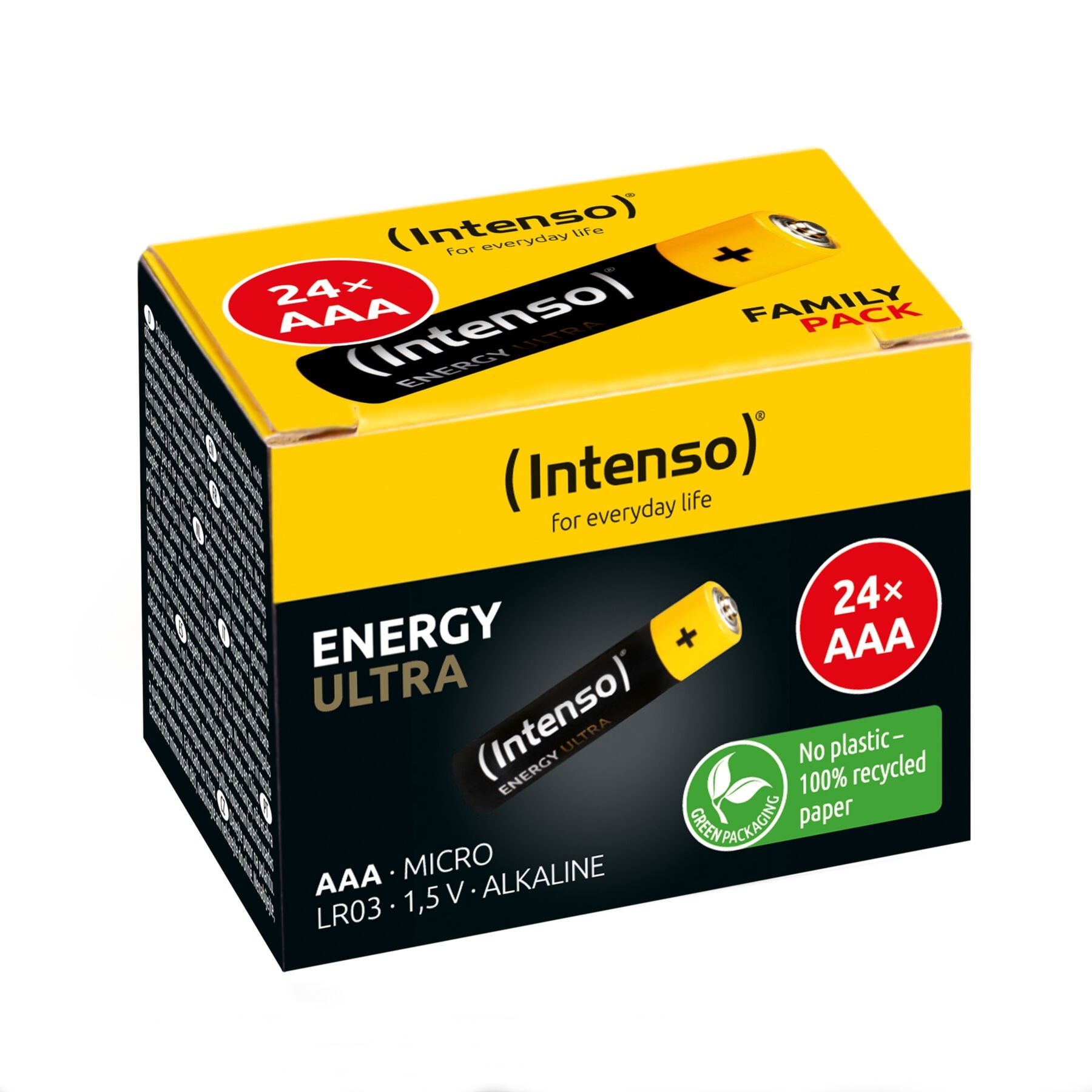 Intenso Batterie »7501814«, LR03, 1,5 V, (Packung, 24 St.)