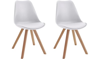 Homexperts Esszimmerstuhl »Kaja«, (Set), 2 St., Kunstleder, Sitzschale mit Sitzkissen... kaufen