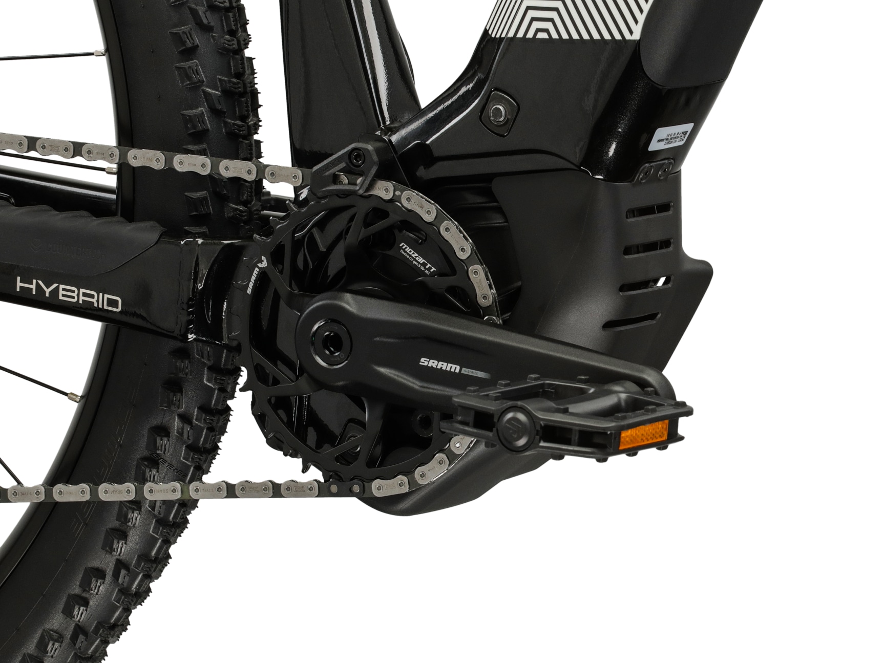 Kross »Influx Hybrid 5.0 21,3Ah / 800 Wh 29 Zoll schwarz 12 Gänge 2026« 12 Gang SRAM S1000 EAGLE AXS Schaltwerk Kettenschaltung Mittelmotor 250 W BOSCH PERFORMANCE LINE CX 36 V/250 W, Mittelmotor