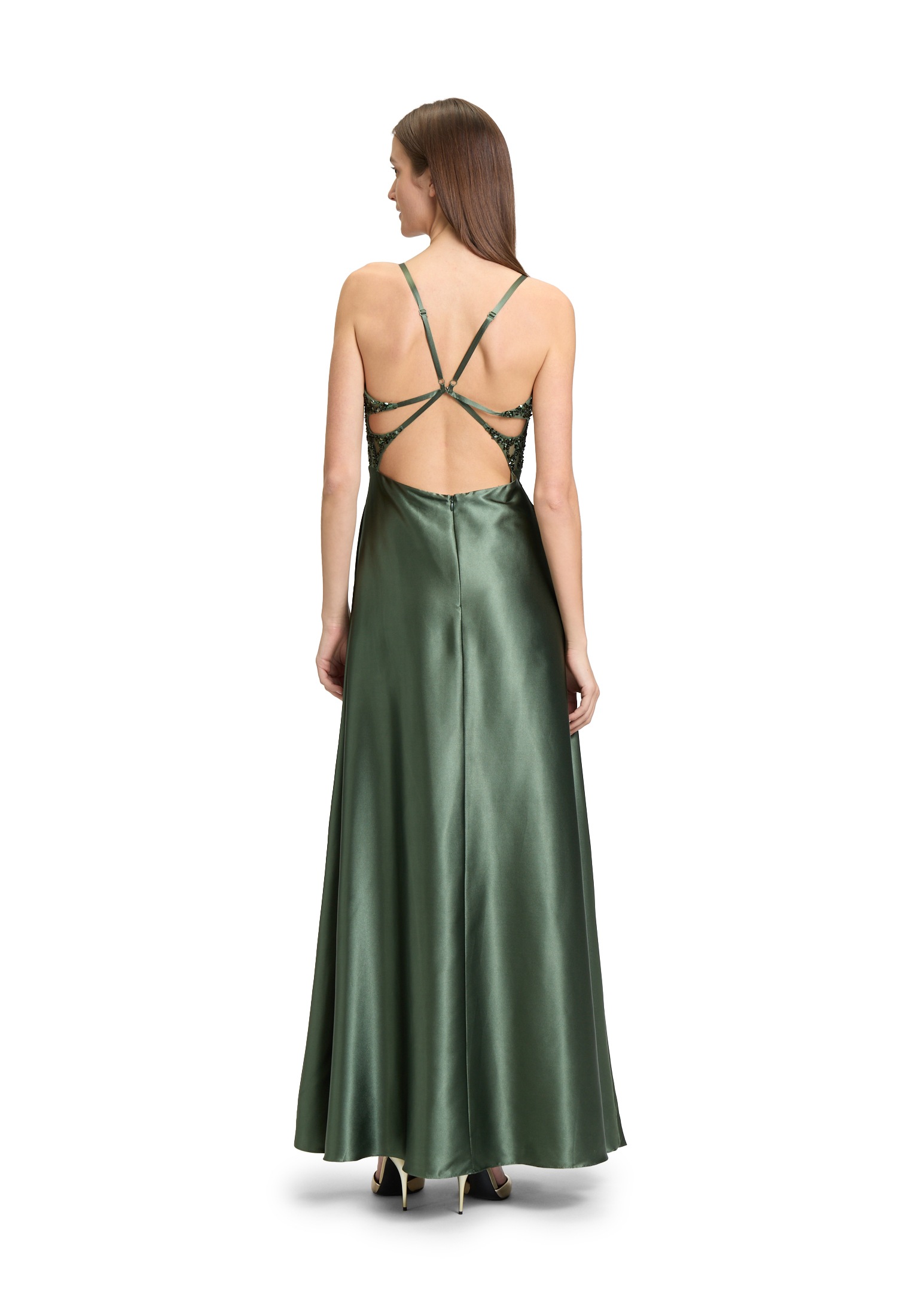 Vera Mont Abendkleid »Vera Mont Abendkleid mit Stickerei«, Glitzersteine