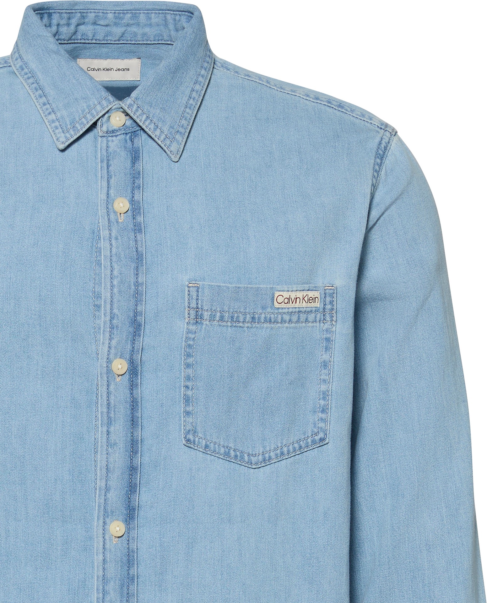 Thumbnail - Calvin Klein Jeans Jeanshemd "CASUAL CLASSIC", Mit Rundhalsausschnitt