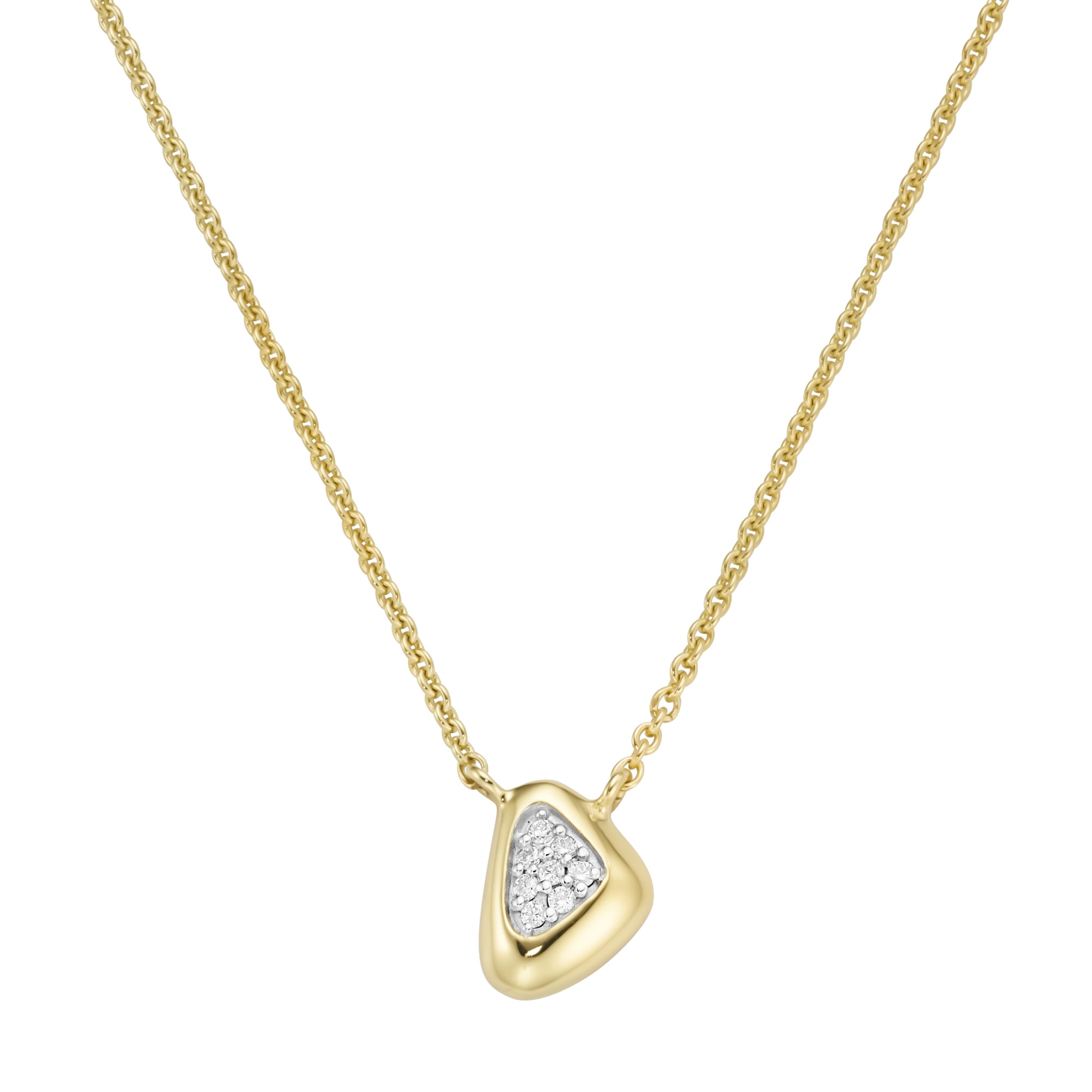 Luigi Merano Goldkette »mit Brillanten, Gelbgold 585«