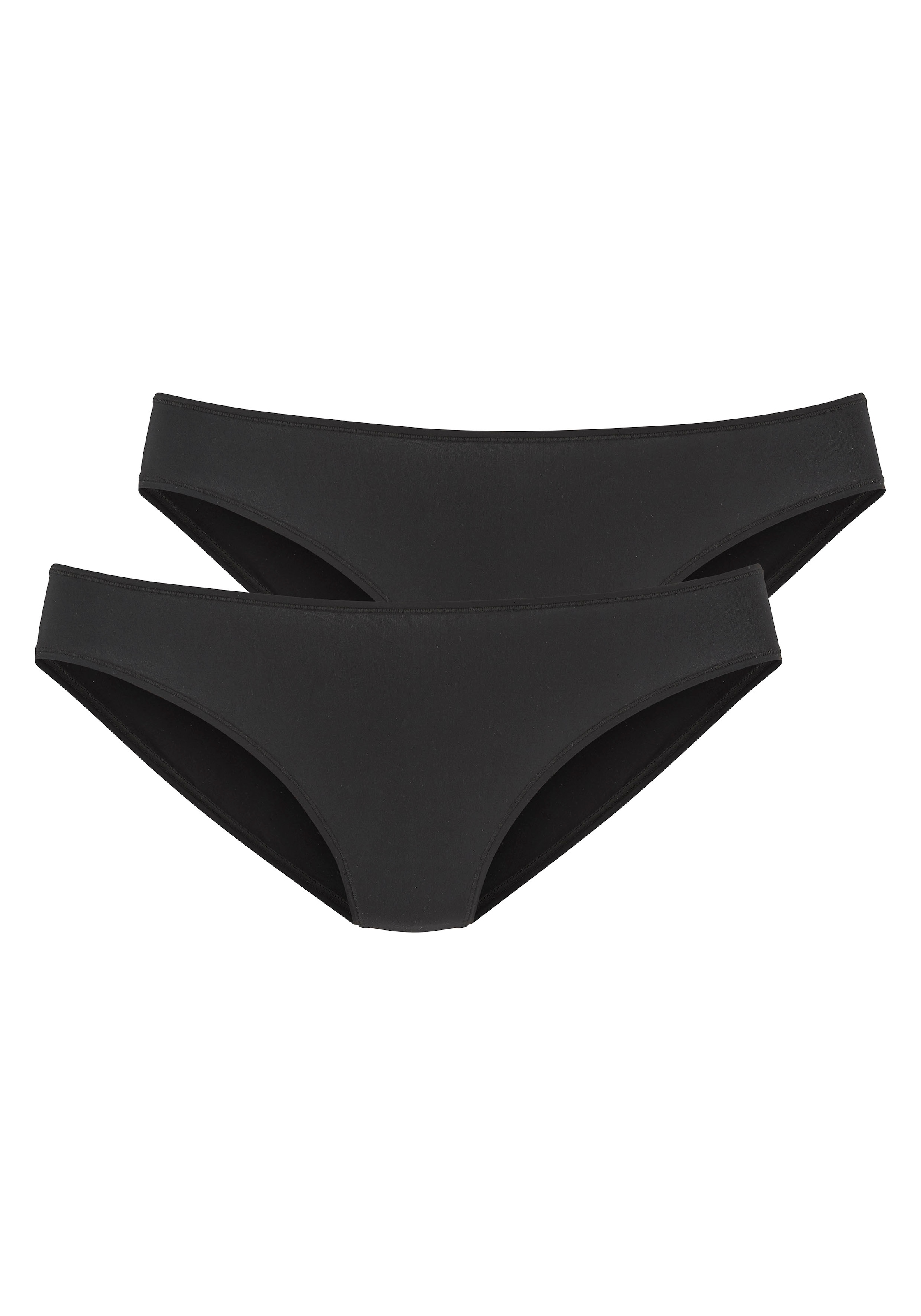 LASCANA Jazz-Pants Slips, (2er-Pack), aus weicher Microfaser